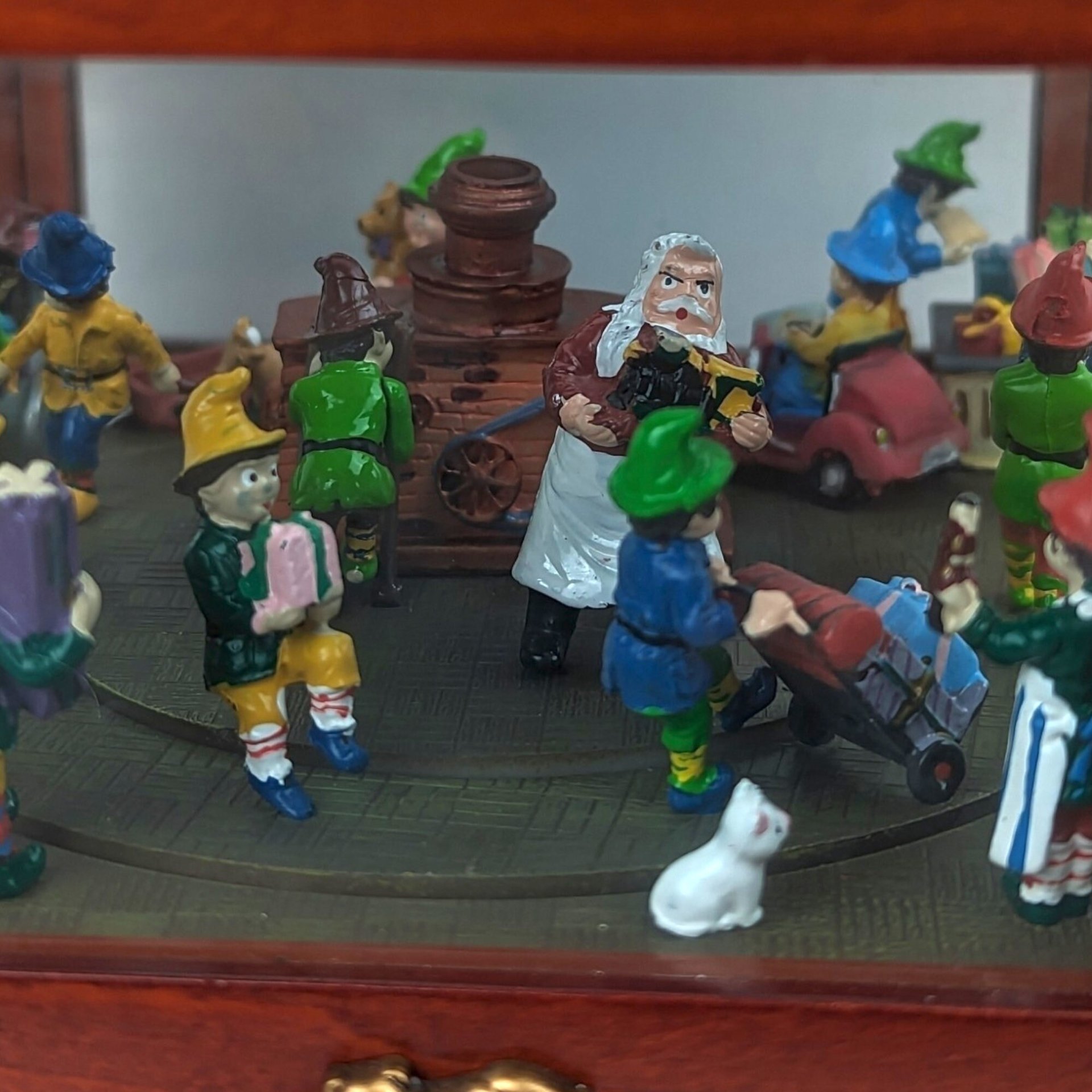 Vintage Mr. Christmas Animated Music Box - Nostalgic Holiday Melodies