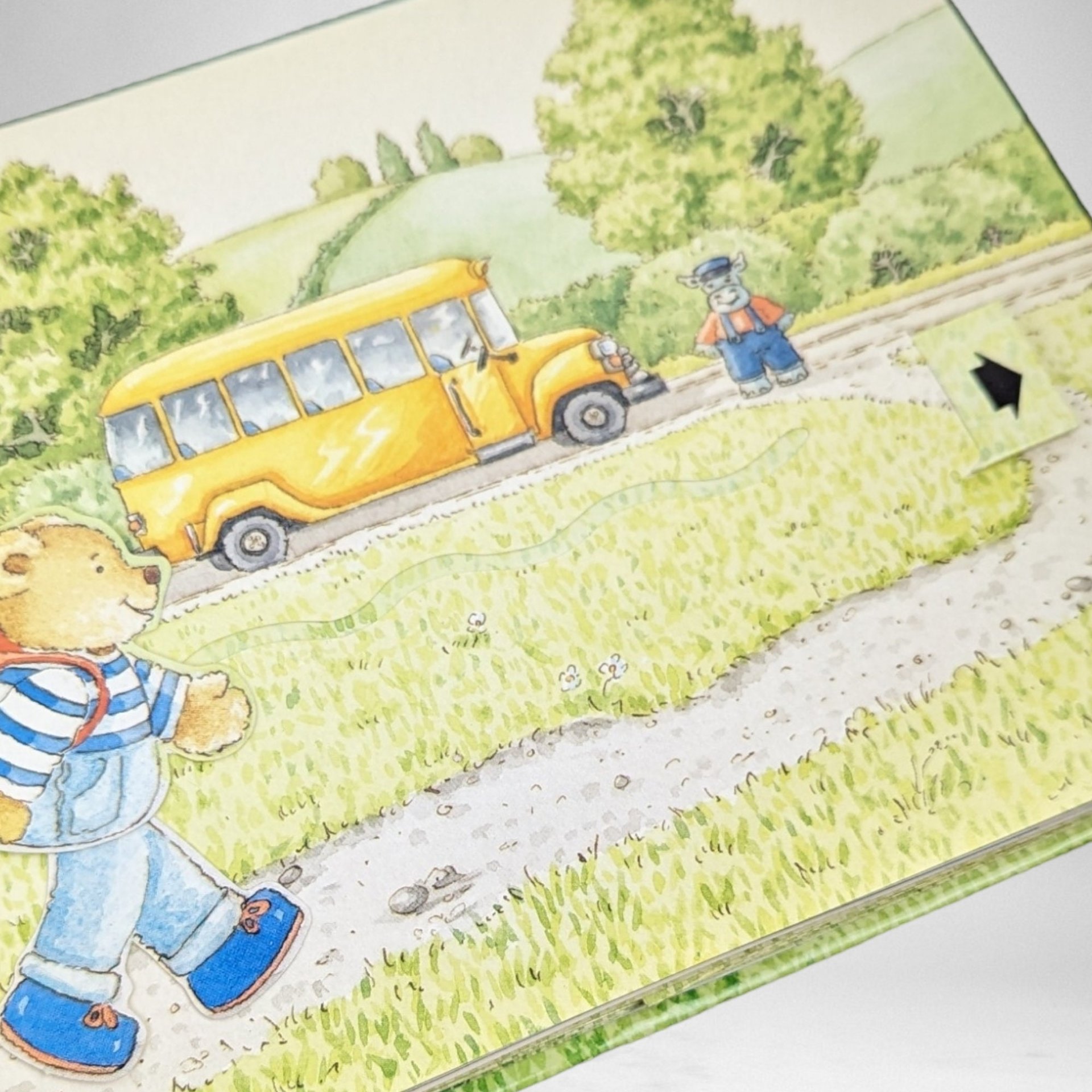 Vintage 1996 Ten Bears Go Marching Pop Up Book