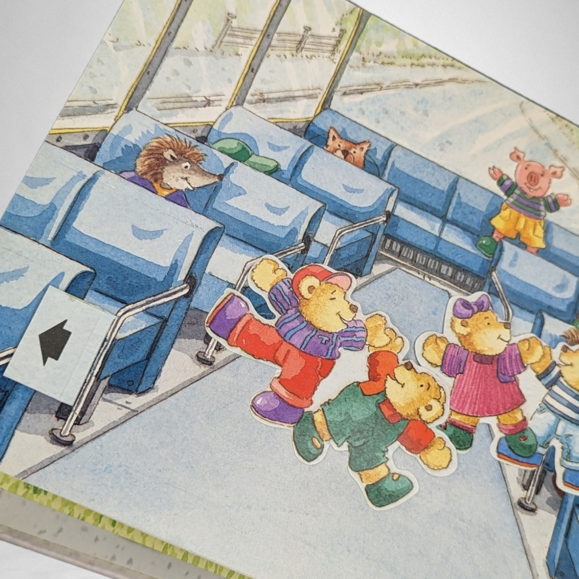 Vintage 1996 Ten Bears Go Marching Pop Up Book