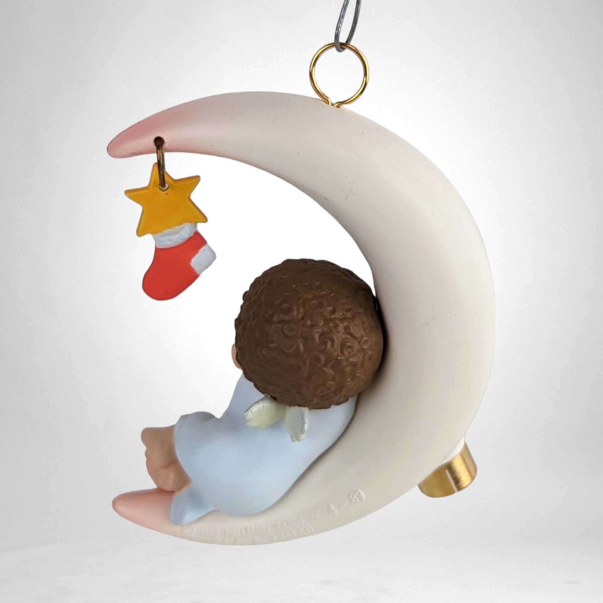 1998 Hallmark Moonlit Nap Lighted Ornament - A Tranquil Holiday Glow