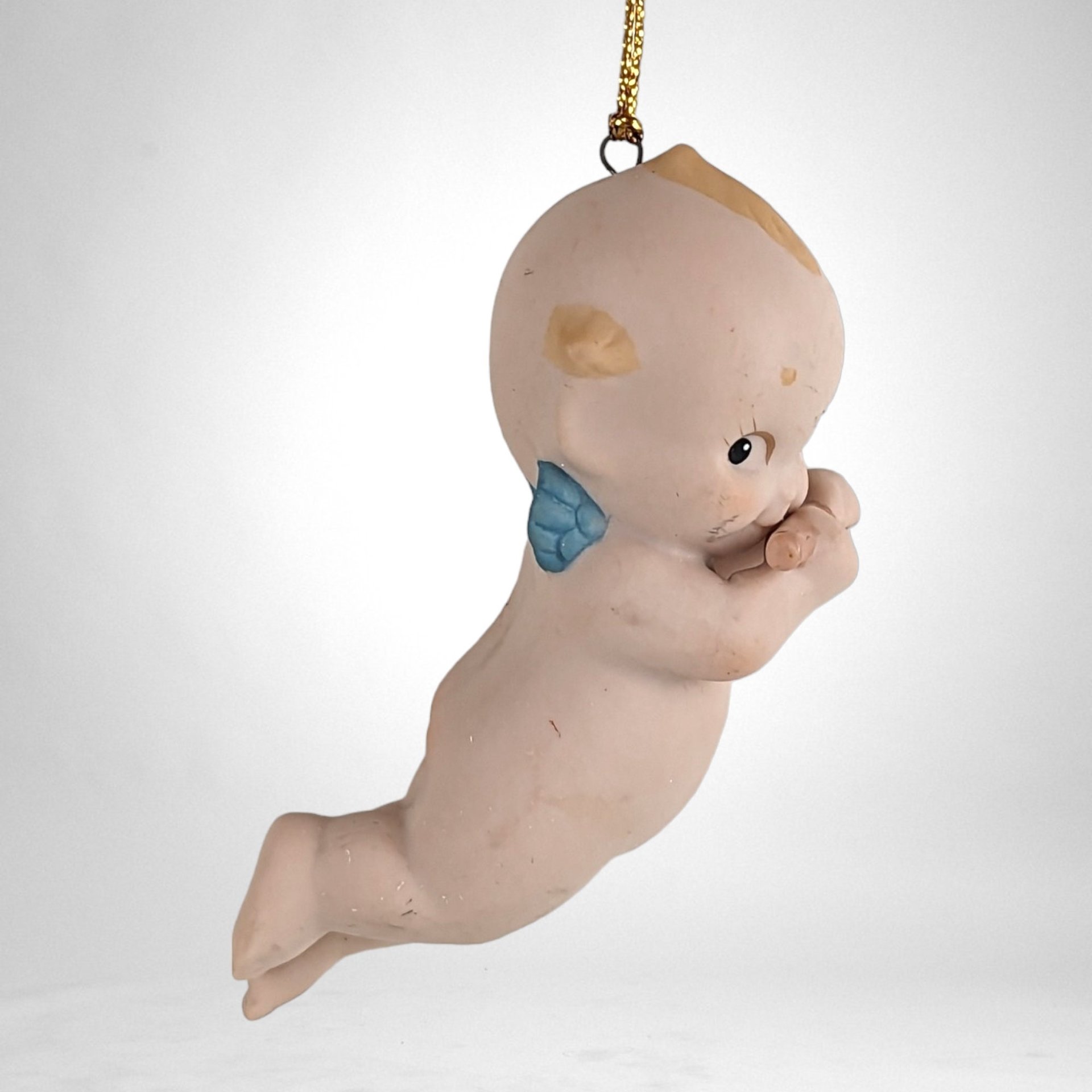 Timeless Charm: Vintage Kewpie Doll Angel Ornament - A Nostalgic Touch for Your Holiday Décor!