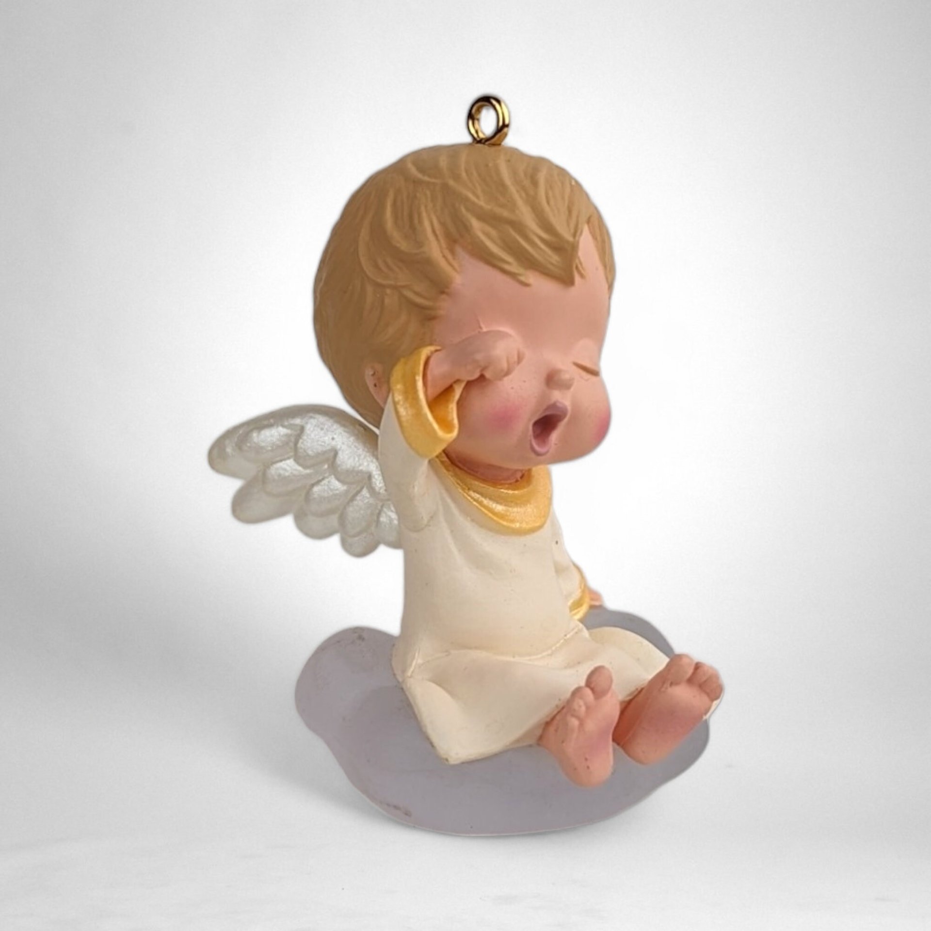 1992 Hallmark Mary's Angels Lily Ornament - Vintage Christmas Collectible
