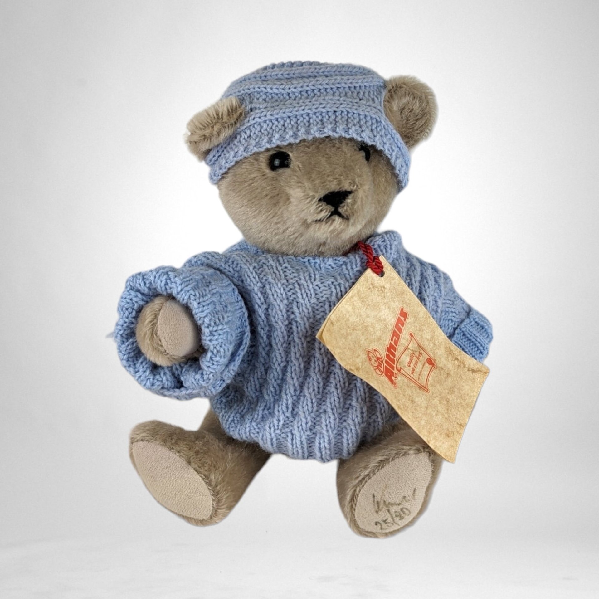 1985 Althans Signed and Numbered Plush Bear