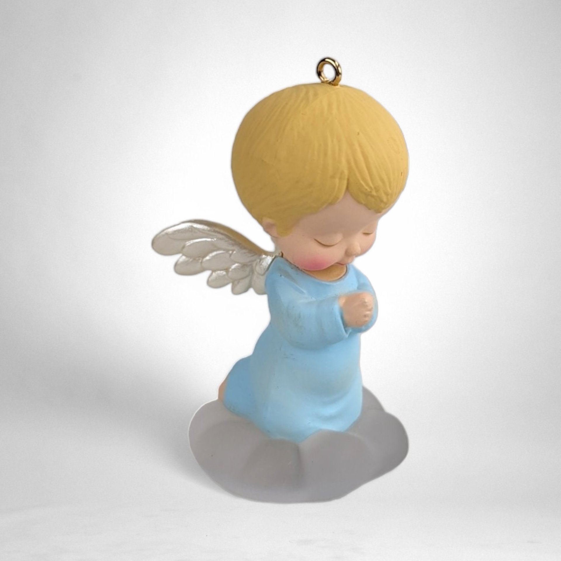 Vintage 1989 Hallmark Mary's Angels Bluebell Ornament - Timeless Collectible Holiday Decor