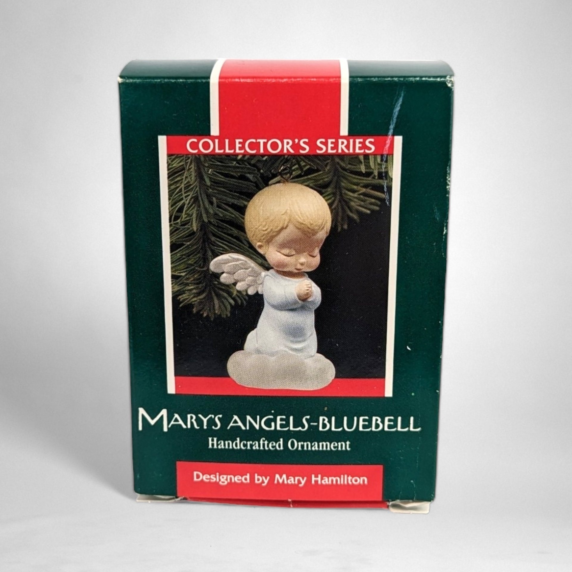 Vintage 1989 Hallmark Mary's Angels Bluebell Ornament - Timeless Collectible Holiday Decor