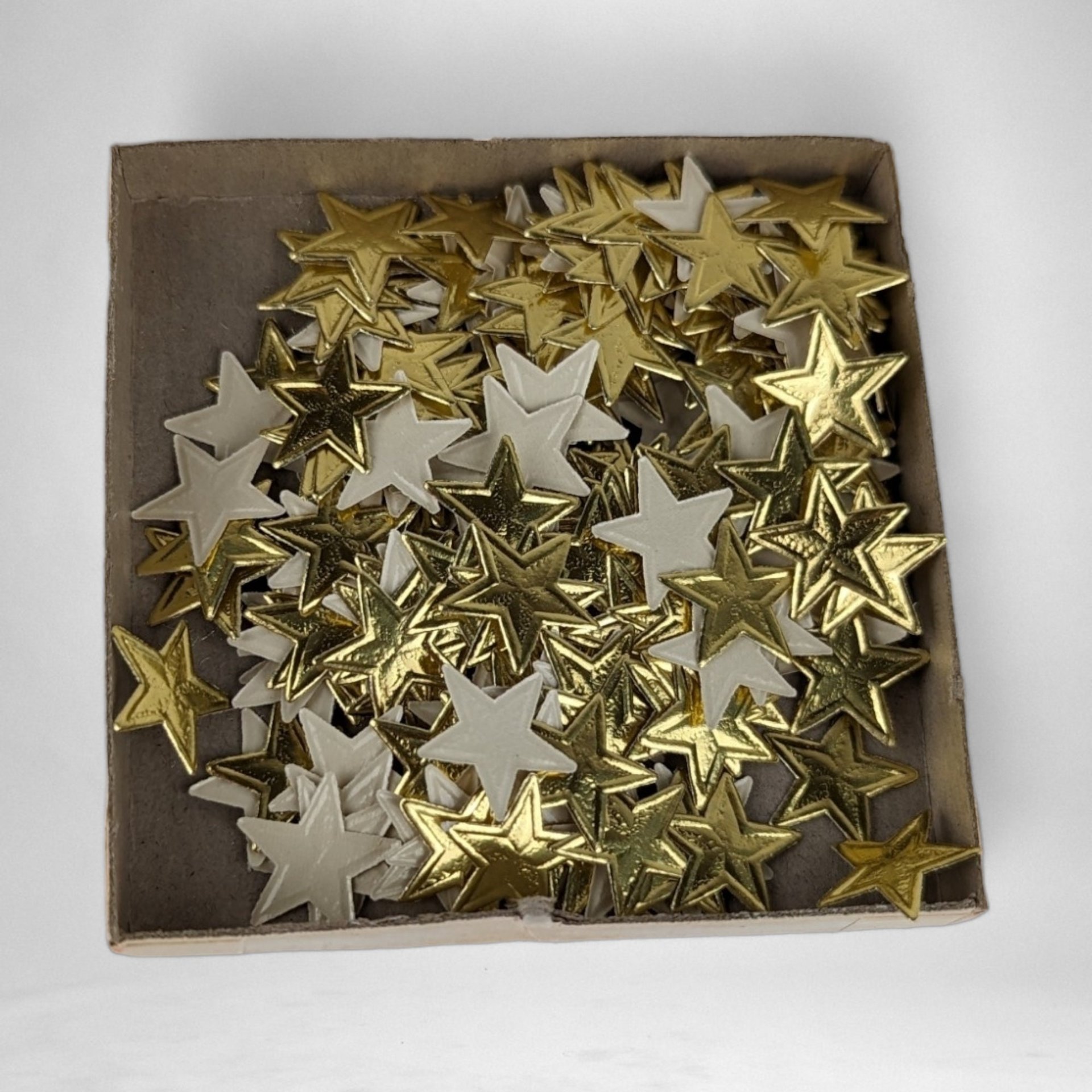 Classic Charm: Vintage Dennison Embossed Gummed Foil Stars
