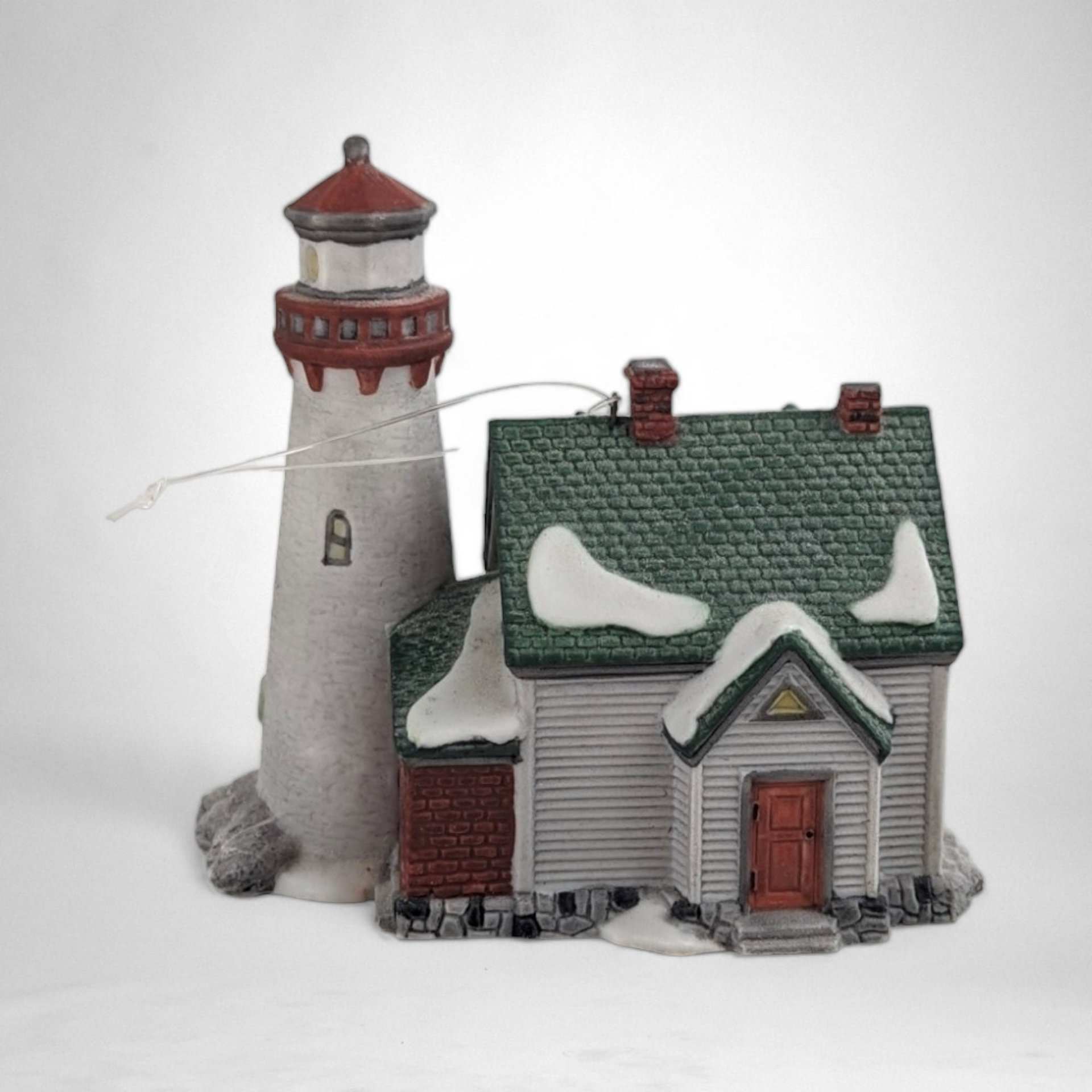 Vintage Dept. 56 Craggy Cove Lighthouse Ornament – Coastal Christmas Nostalgia