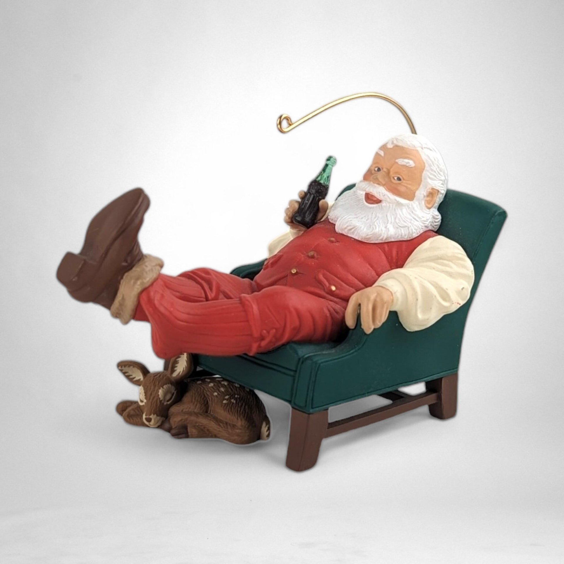 Vintage 1994 Hallmark Keepsake Coca-Cola Ornament - A Relaxing Moment