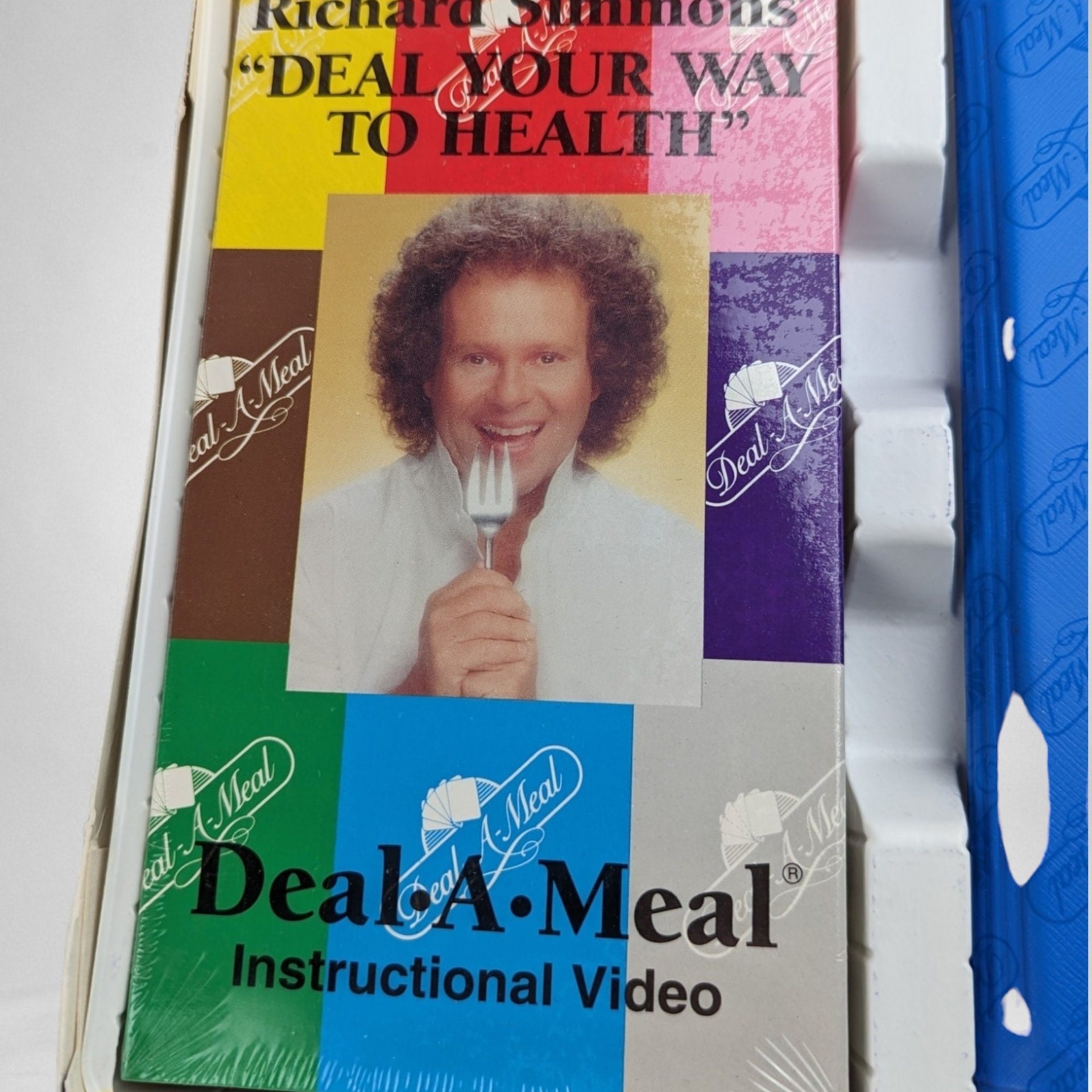 Vintage 1994 Richard Simmons Deal a Meal with Unused VHS