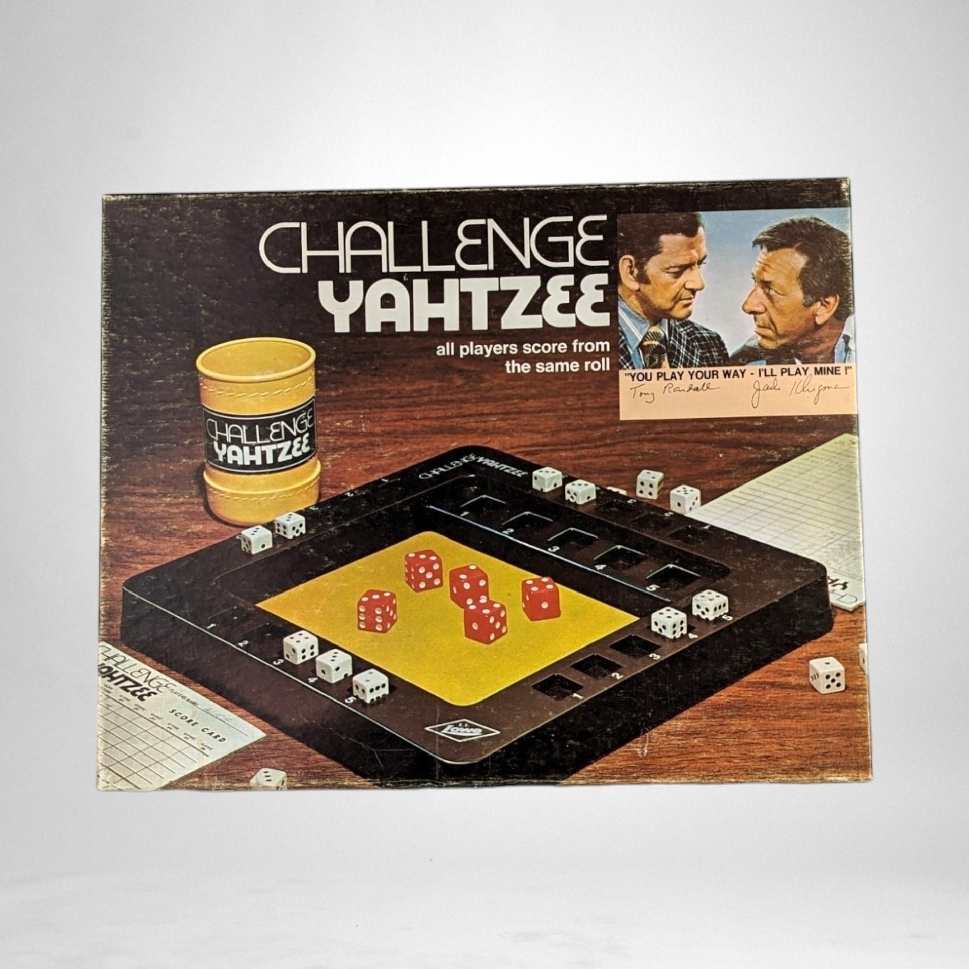 Vintage 1974 Milton Bradley Challenge Yahtzee Game