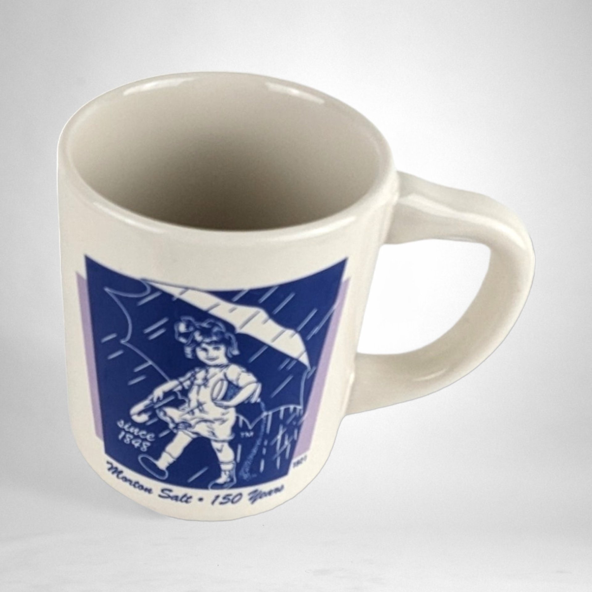 Vintage Morton Salt 1921 Advertisement Mug