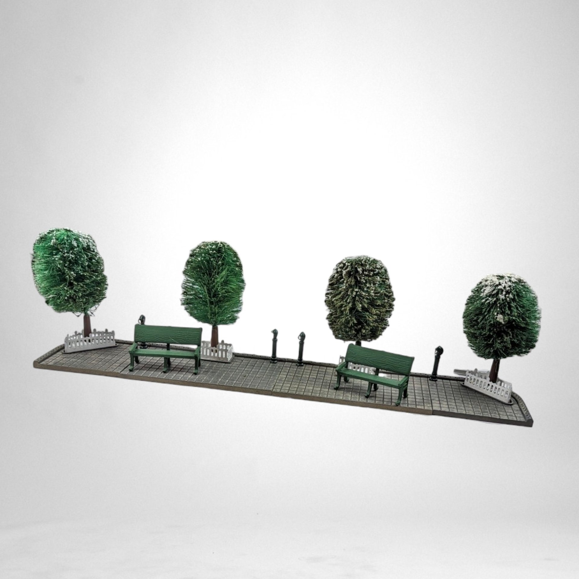 Vintage Dept. 56 Boulevard 14-Piece Accessory Set - Timeless Holiday Village Collection