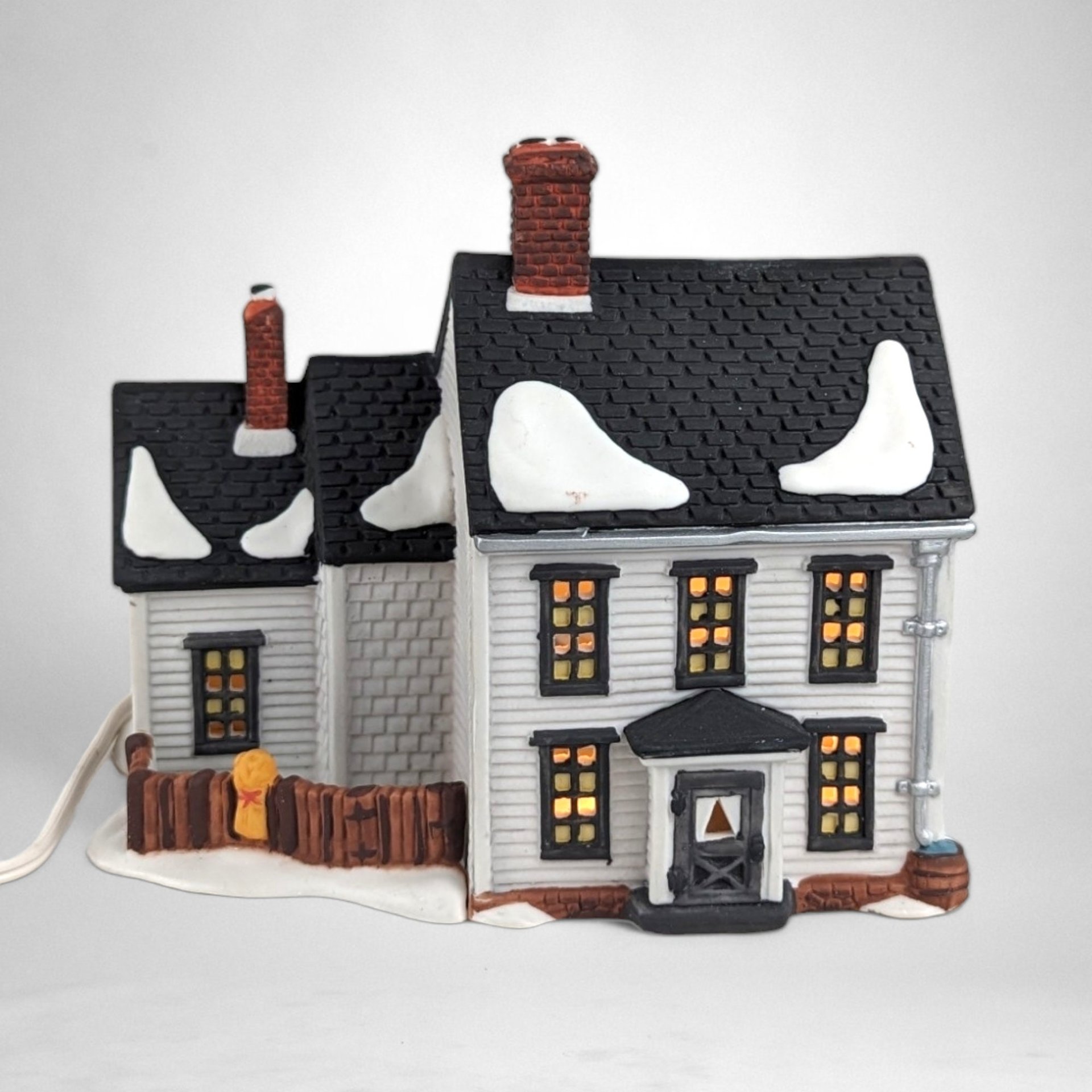 1989 Dept. 56 "Jannes Mullet Amish Farmhouse" - Vintage New England Village Collectible