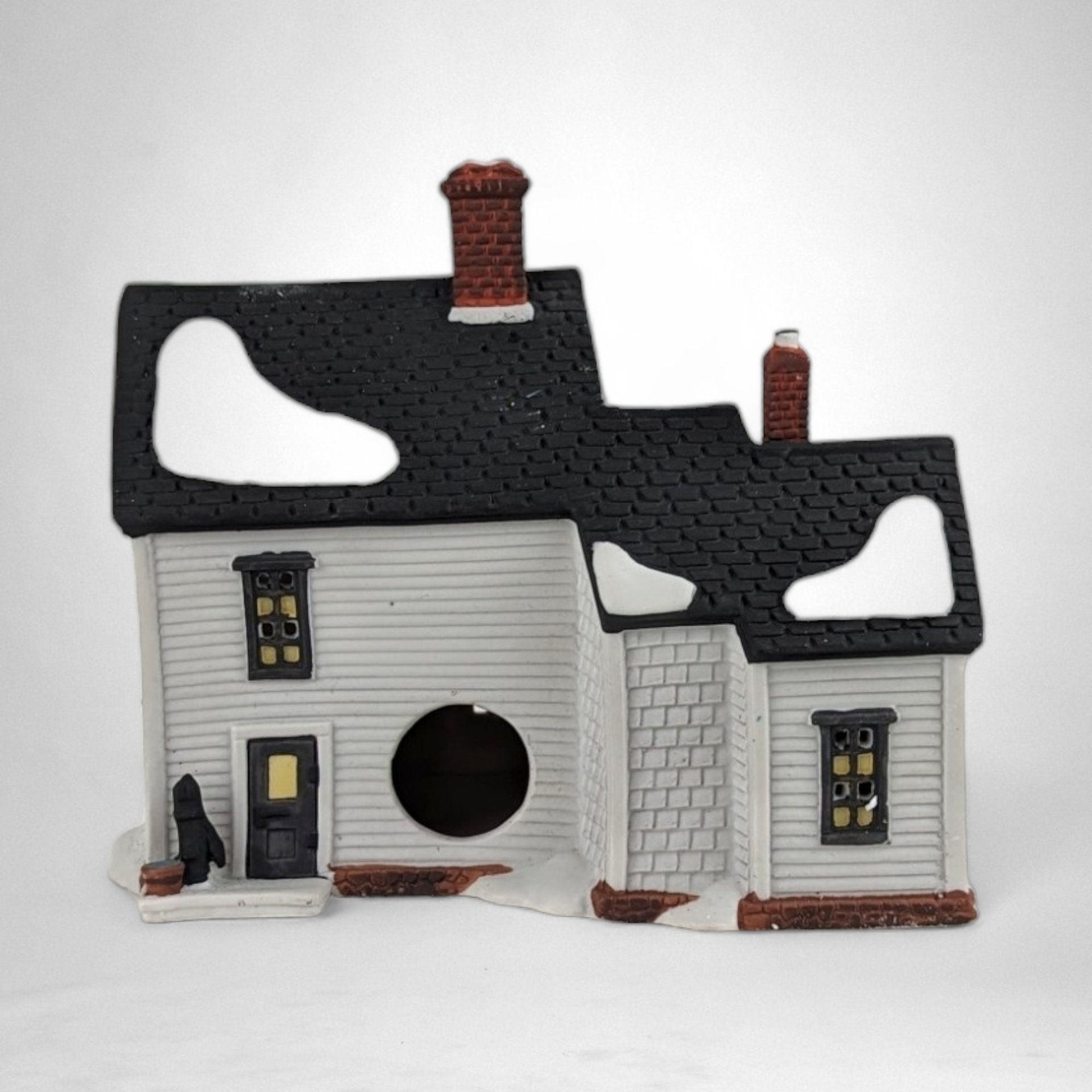 1989 Dept. 56 "Jannes Mullet Amish Farmhouse" - Vintage New England Village Collectible