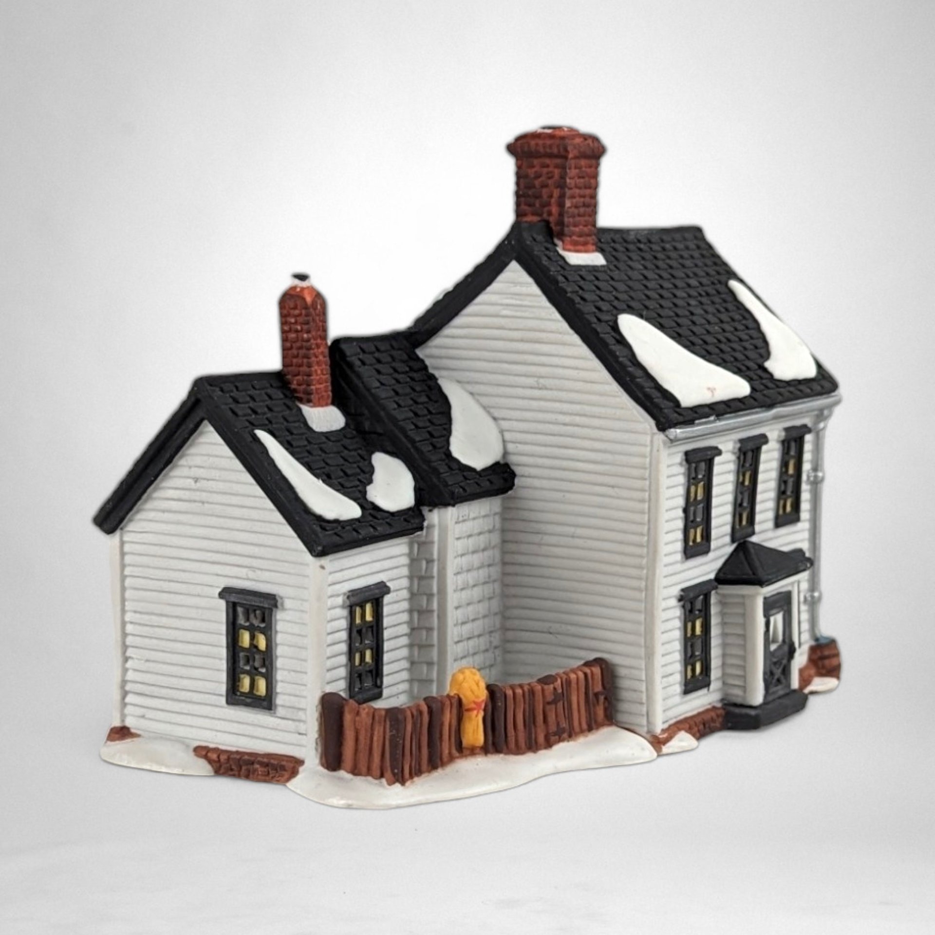 1989 Dept. 56 "Jannes Mullet Amish Farmhouse" - Vintage New England Village Collectible