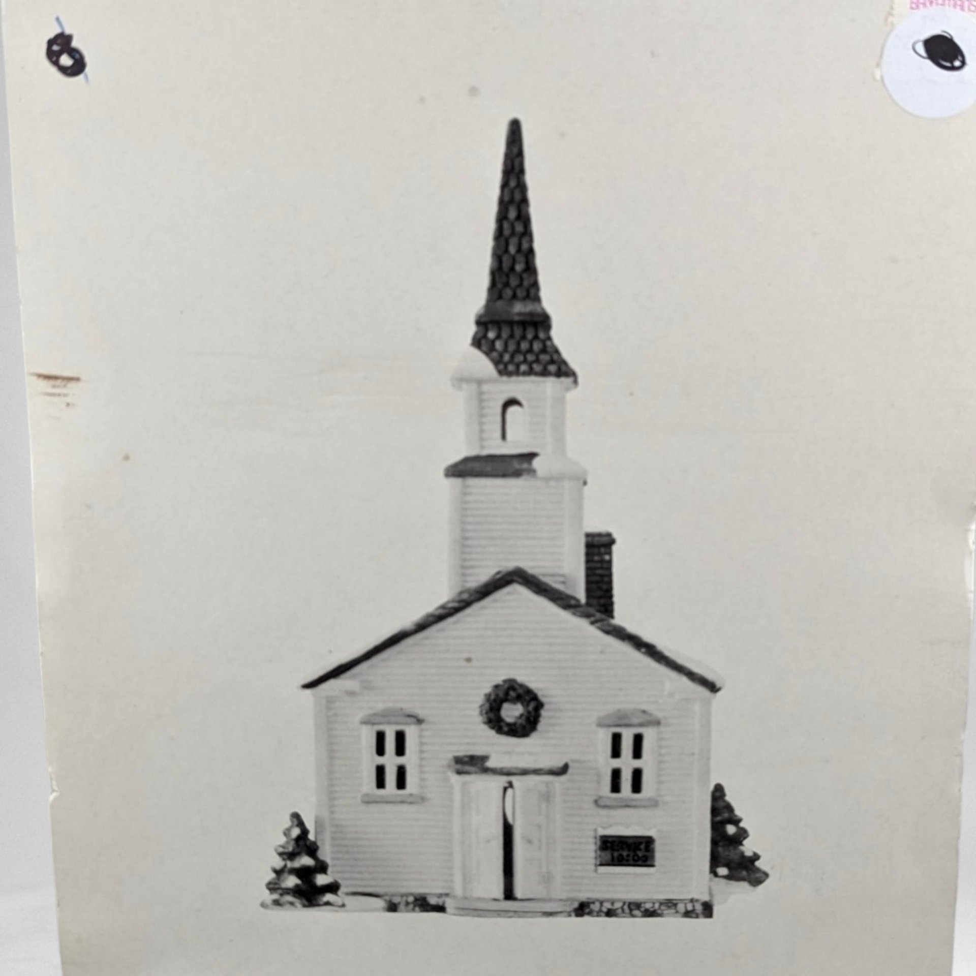 1986 Dept. 56 "Steeple Church" - Timeless New England Village Collectible