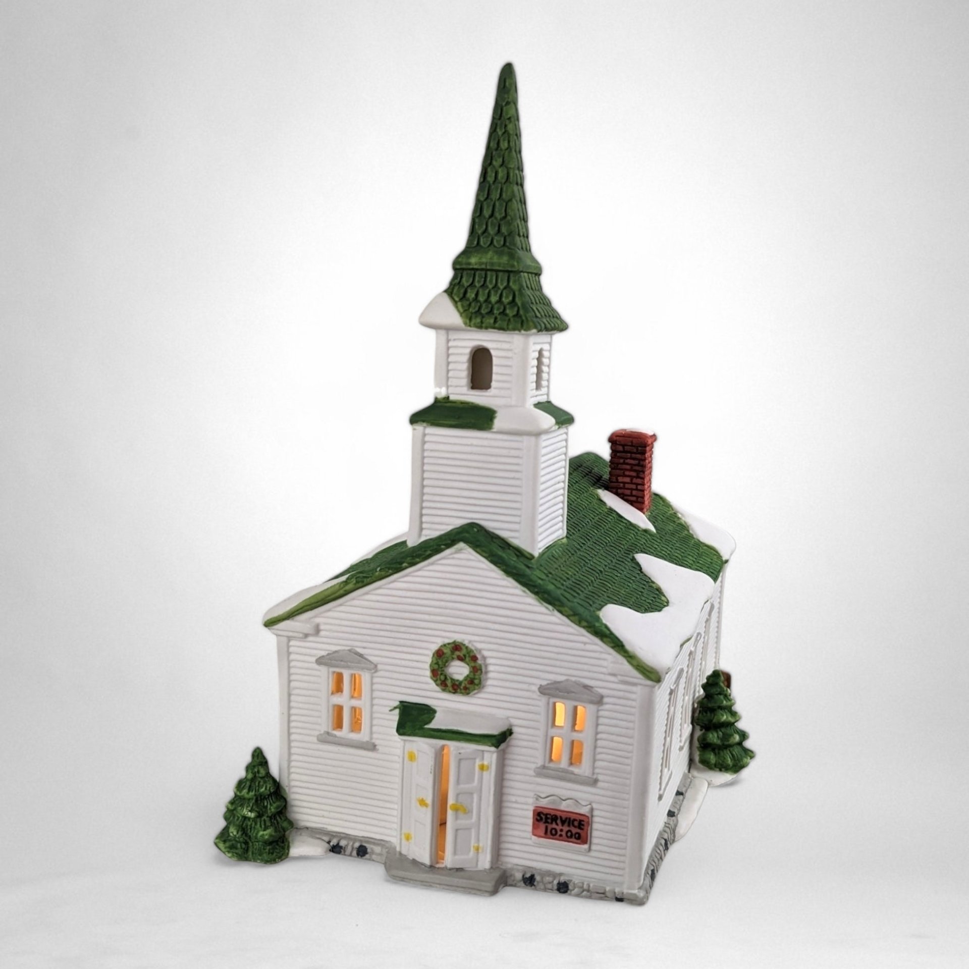 1986 Dept. 56 "Steeple Church" - Timeless New England Village Collectible