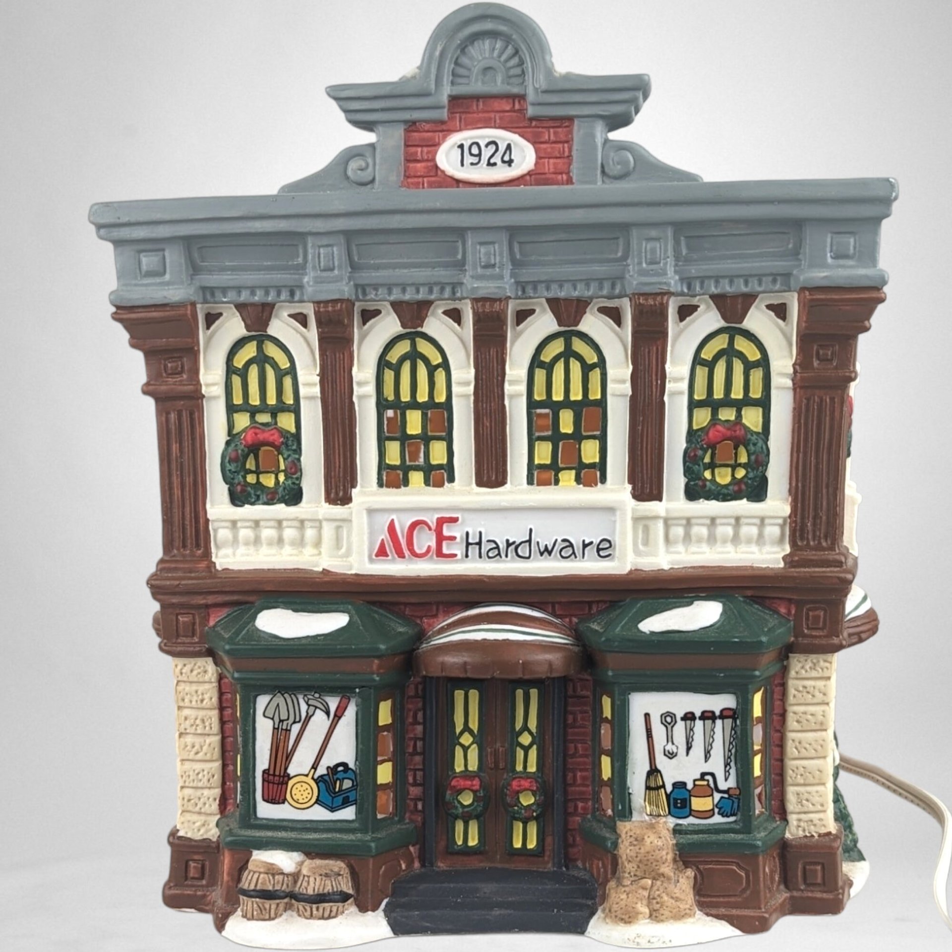 O'Well Ace Hardware Village House - Charming Decorative Collectible