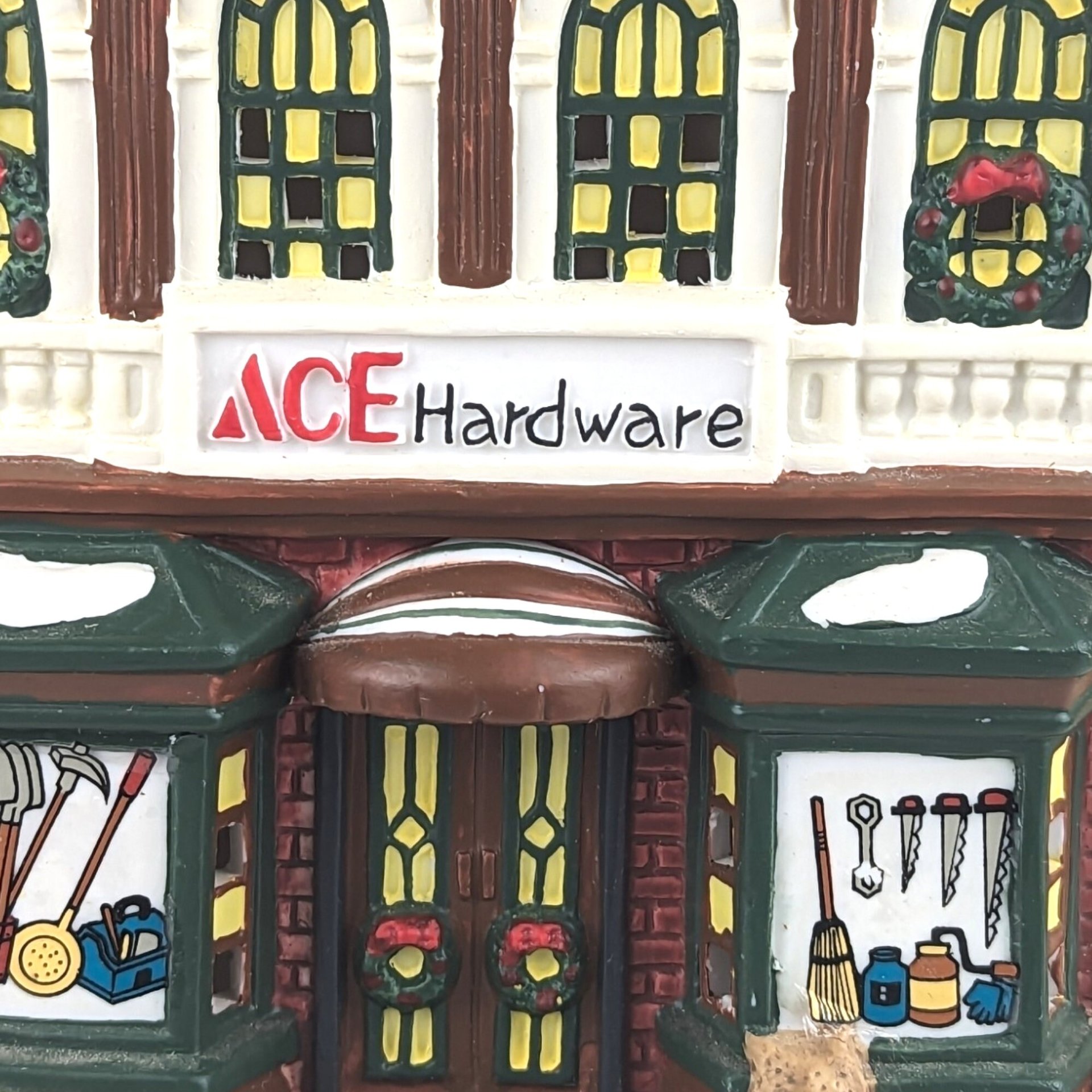 O'Well Ace Hardware Village House - Charming Decorative Collectible
