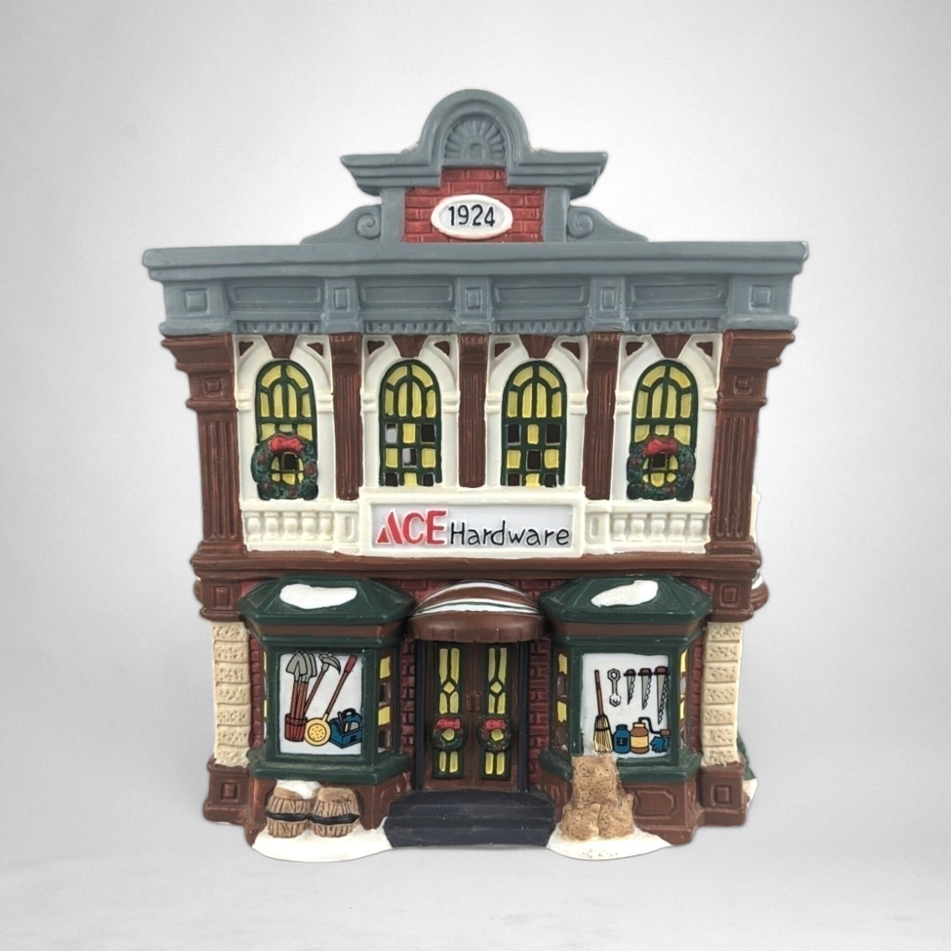 O'Well Ace Hardware Village House - Charming Decorative Collectible