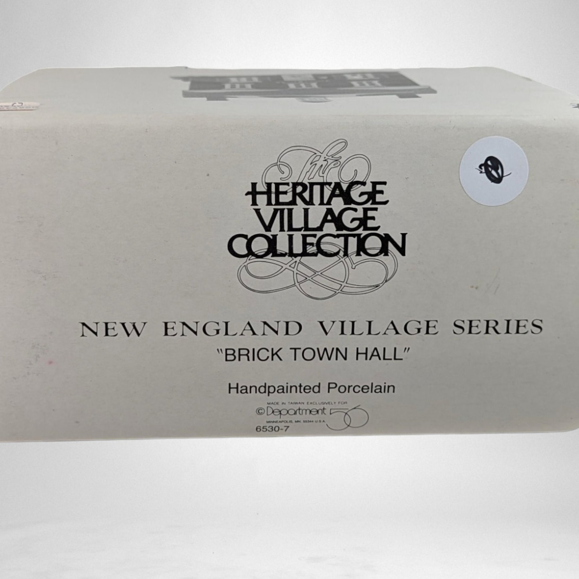 1986 Dept. 56 "Brick Town Hall" - New England Village Collectible