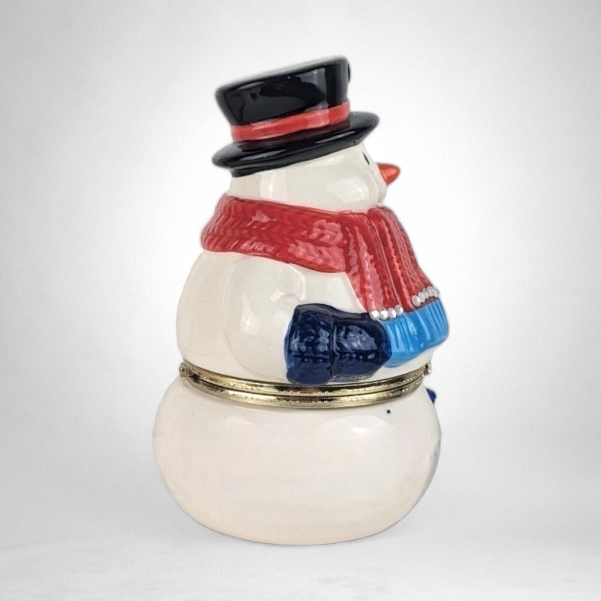 Mr. Christmas Snowman Animated Music Box - A Whimsical Wonderland of Melodies and Motion!