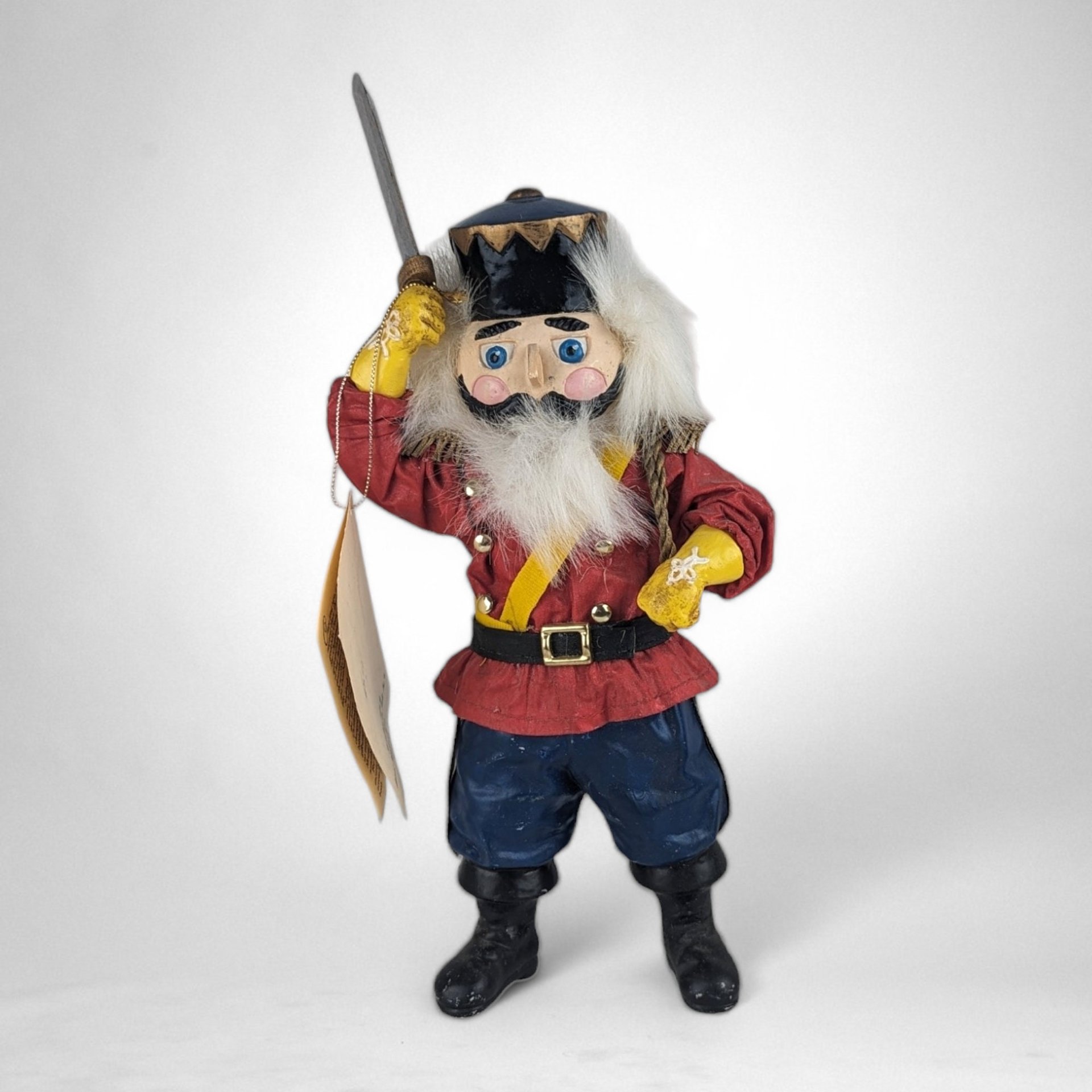 Midwest Nutcracker Fantasy Nutcracker Prince 11" Paper Mache Doll - Whimsical Holiday Elegance!