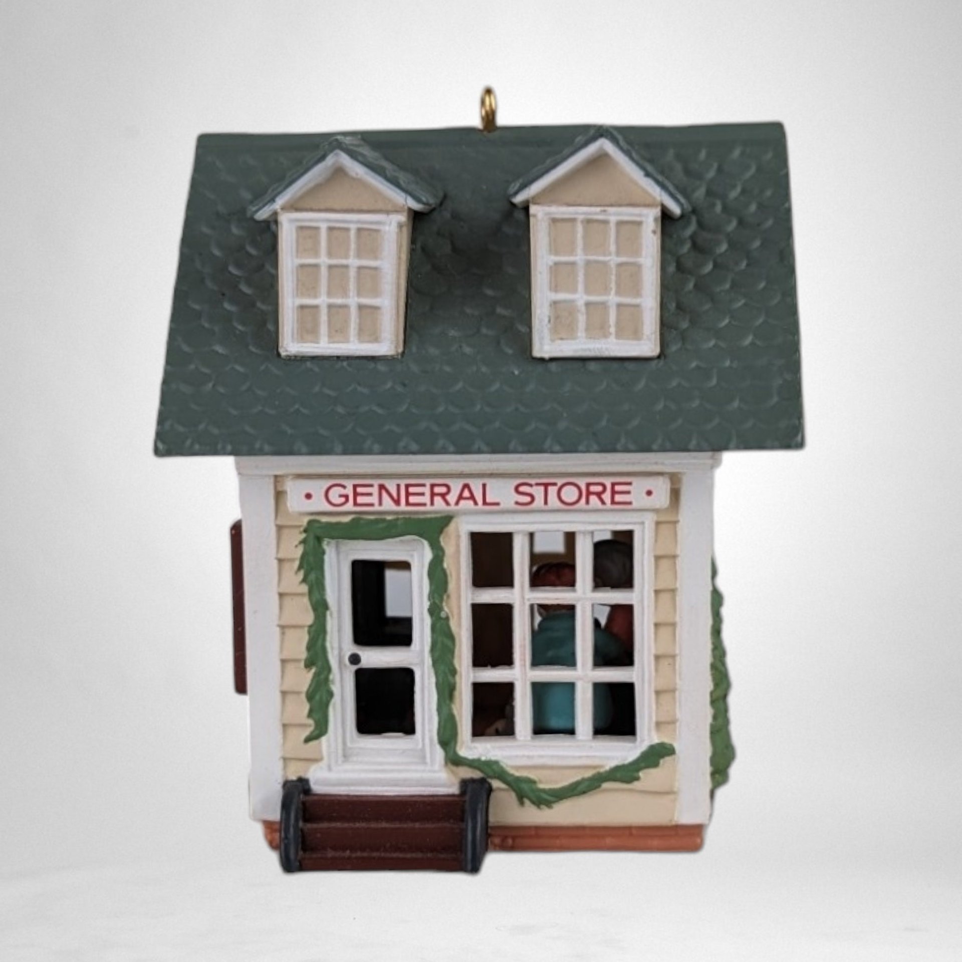 1986 Hallmark Lighted General Store Ornament - Vintage Holiday Glow!