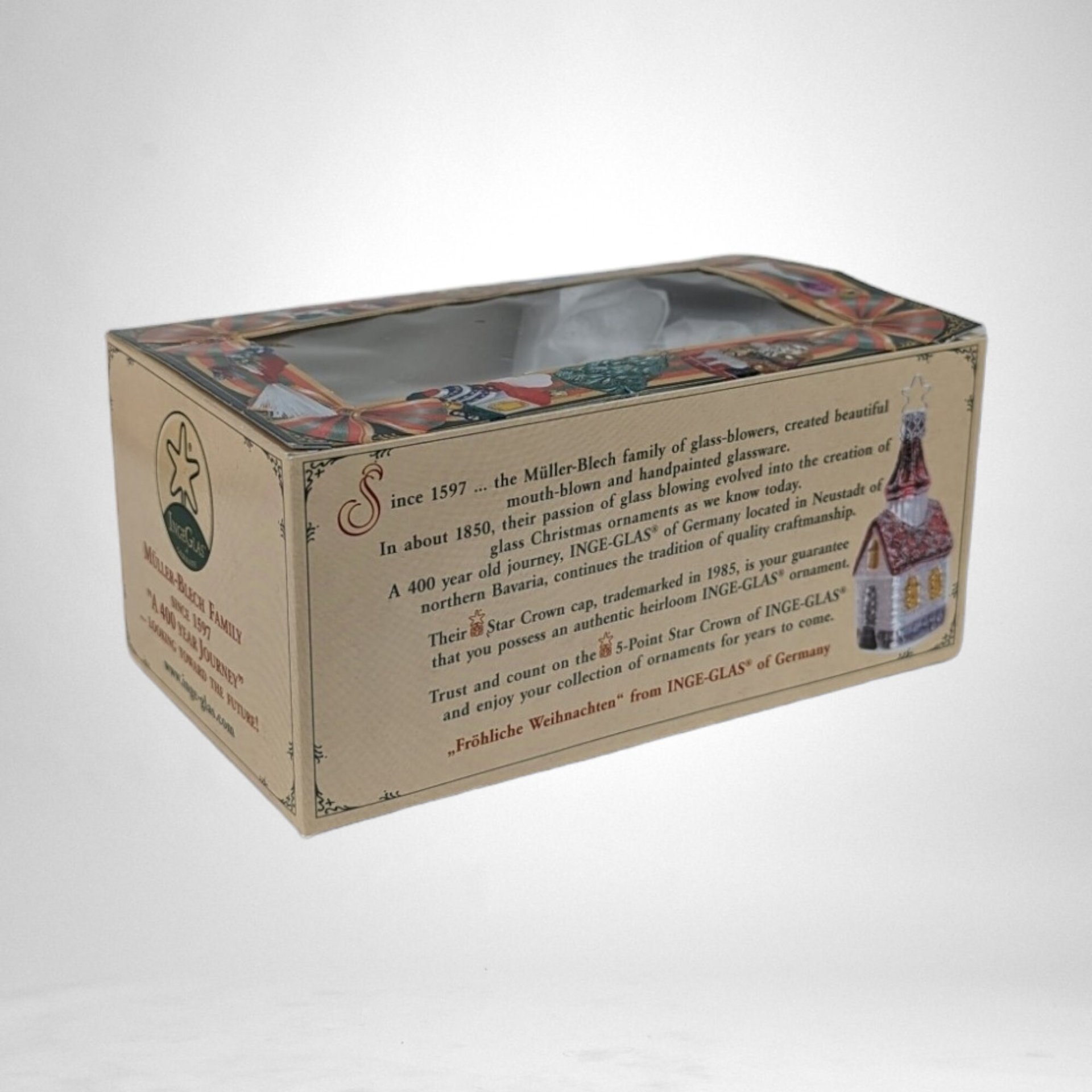 Vintage Inge Glas Child with Tree Ornament: Timeless Holiday Magic in Every Detail!