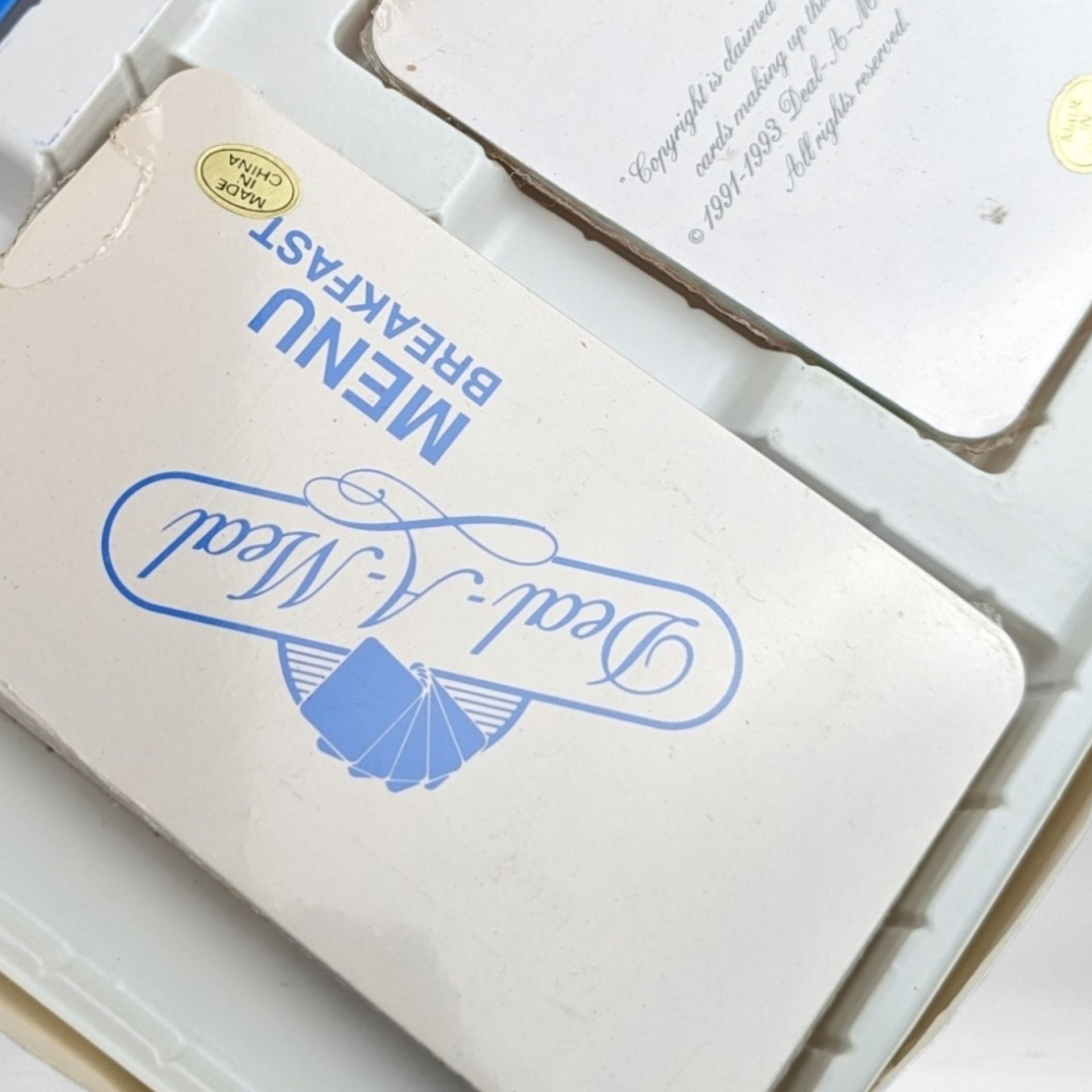 Vintage 1994 Richard Simmons Deal a Meal with Unused VHS