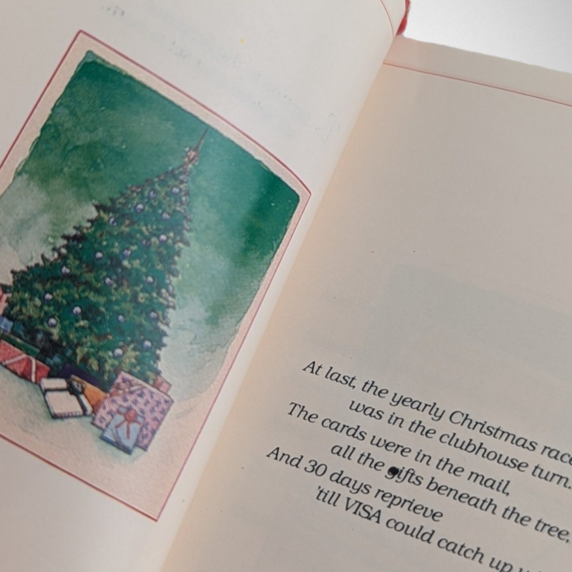 Timeless Charm: Vintage 'A Cup of Christmas Tea' Miniature Book Ornament