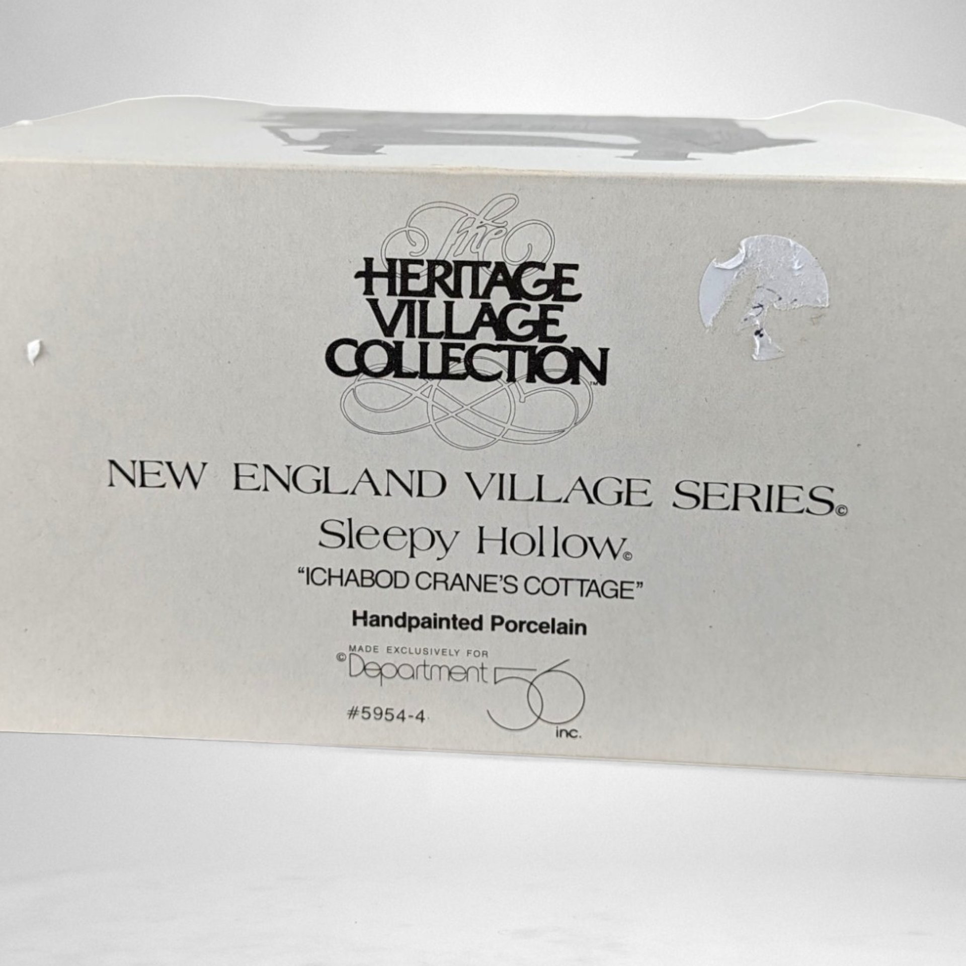 1990 Dept. 56 Ichabod Crane's Cottage, Sleepy Hollow - Vintage Christmas Village Collectible