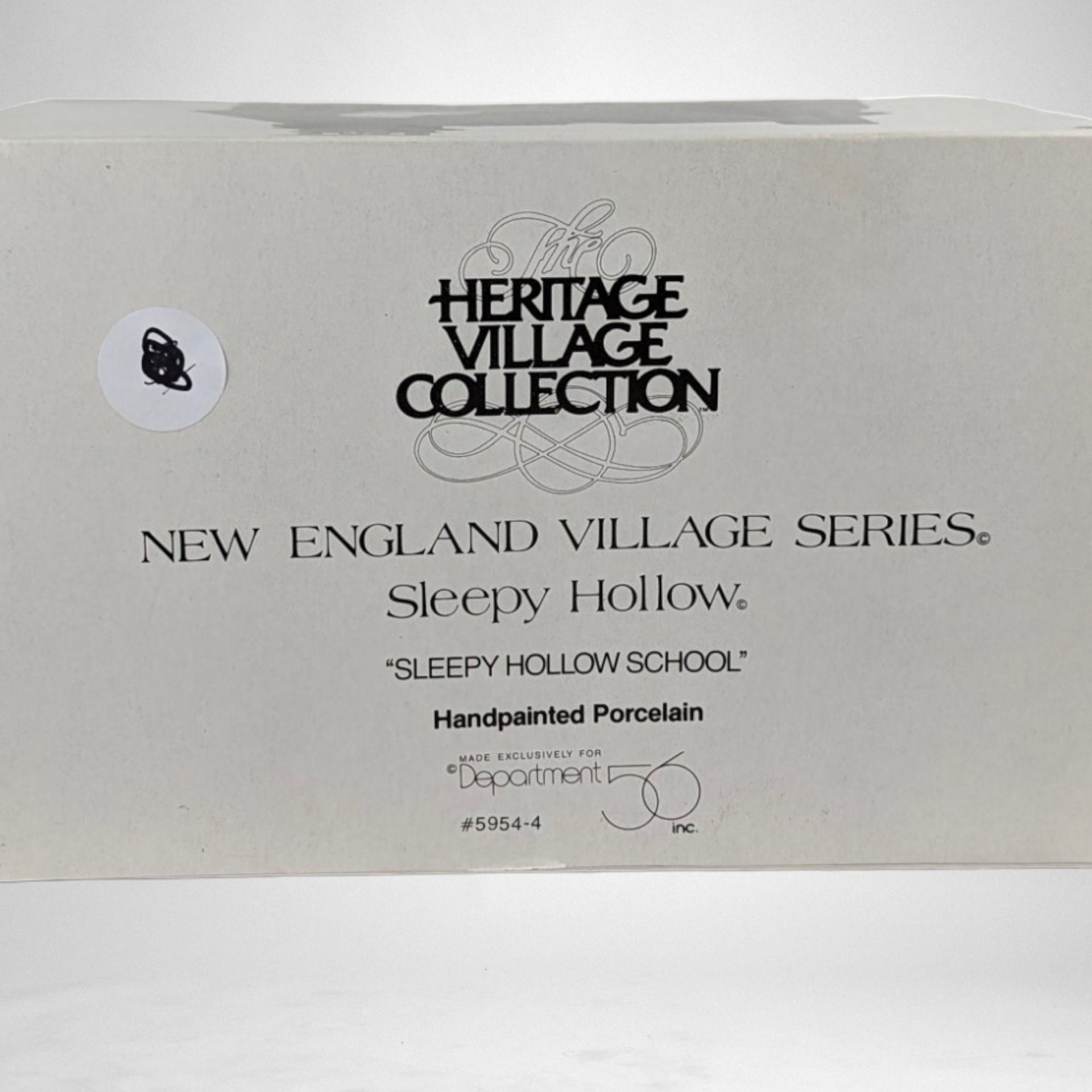 1990 Dept. 56 "Sleepy Hollow School" - Charming New England Village Collectible