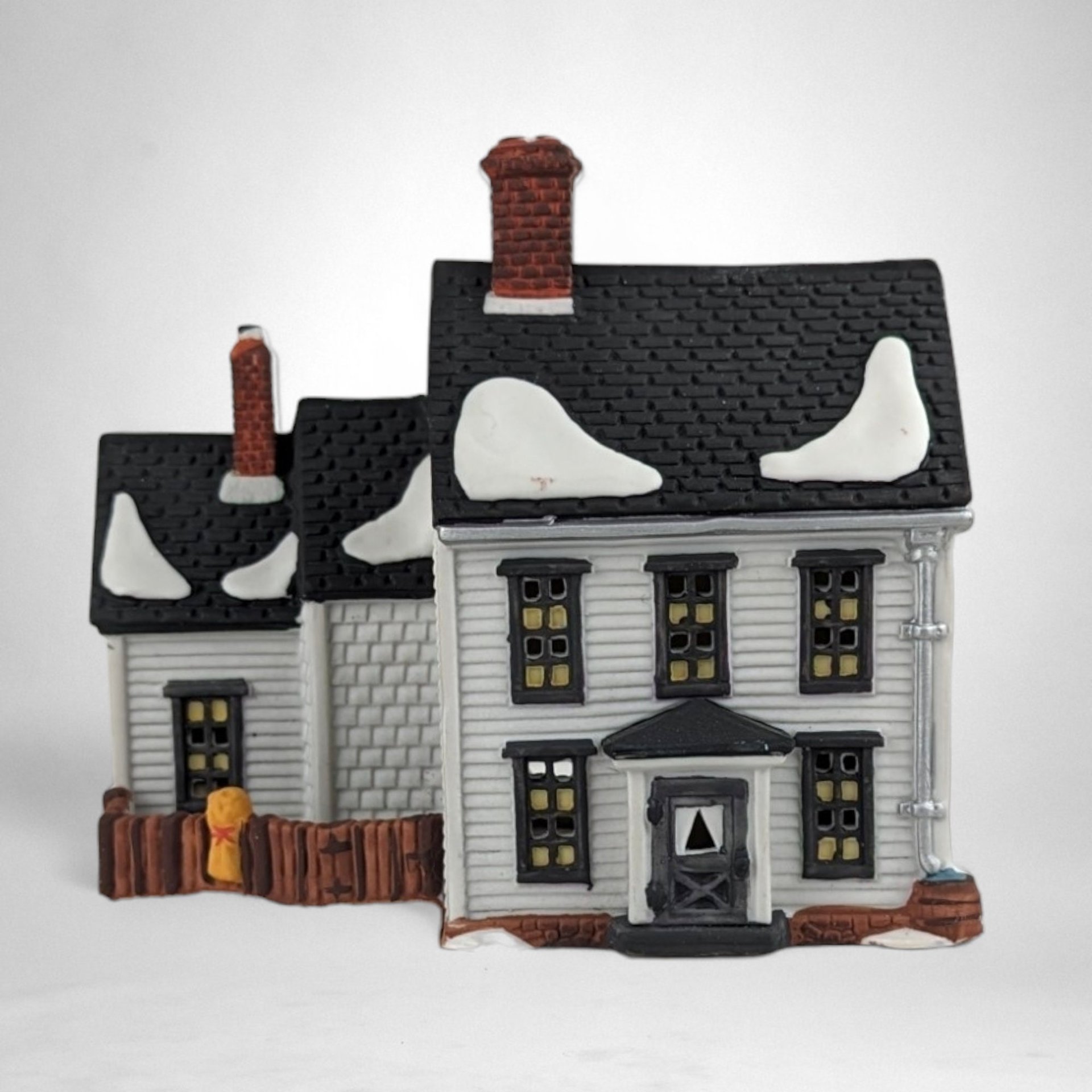 1989 Dept. 56 "Jannes Mullet Amish Farmhouse" - Vintage New England Village Collectible