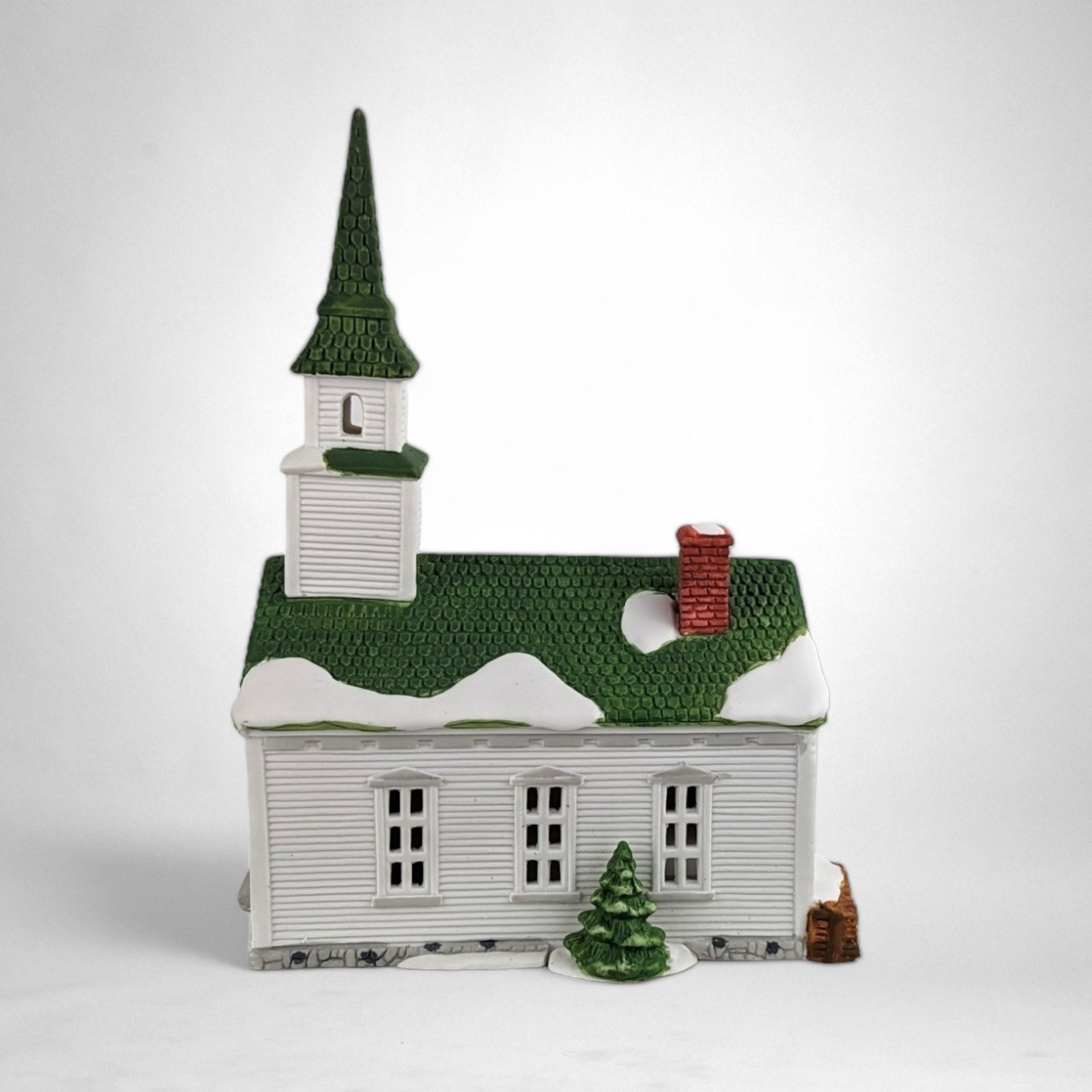 1986 Dept. 56 "Steeple Church" - Timeless New England Village Collectible