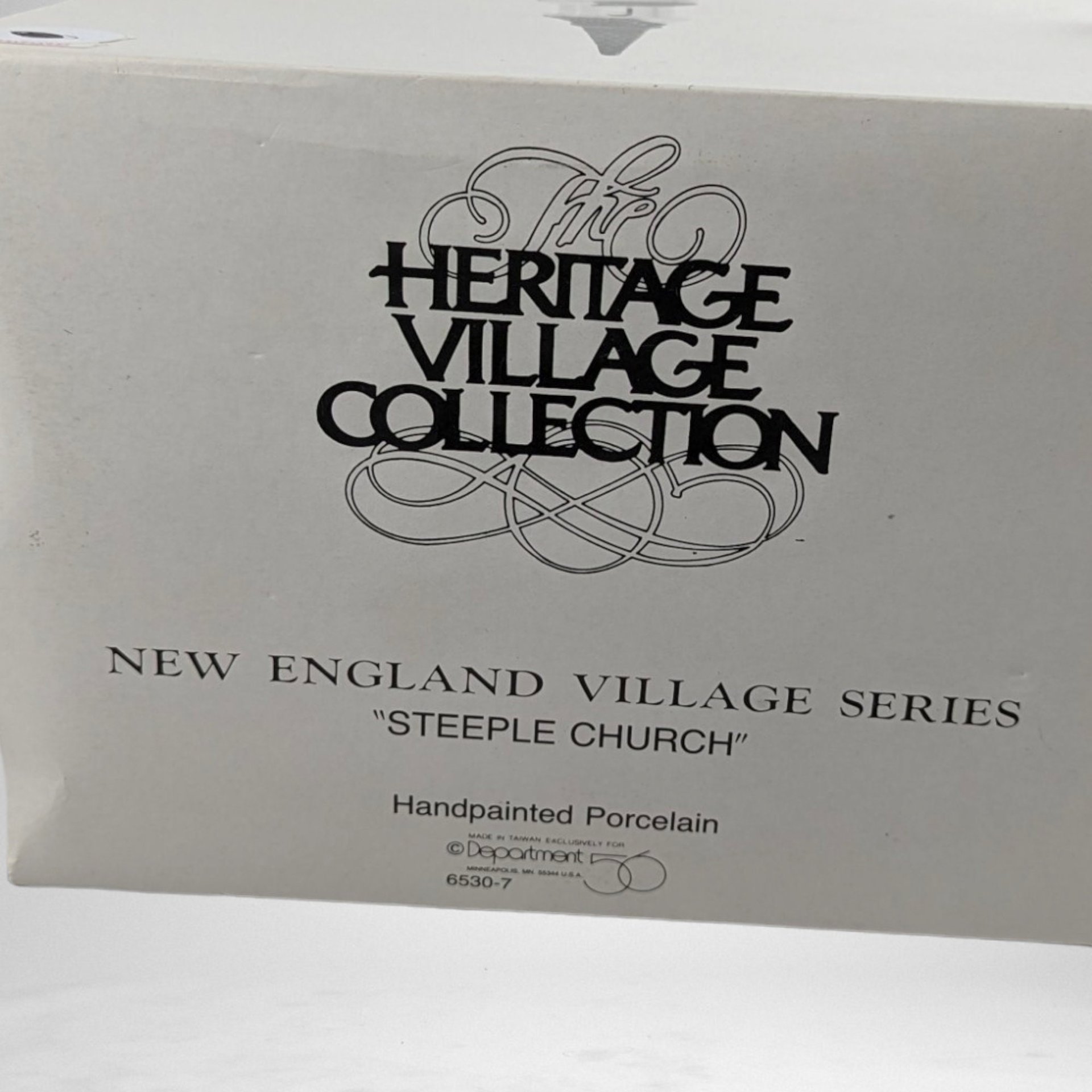 1986 Dept. 56 "Steeple Church" - Timeless New England Village Collectible