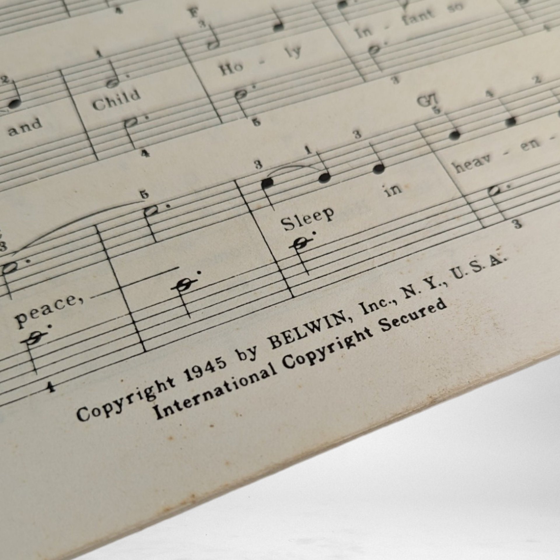 Musical Time Capsule: 1945 Christmas Album Sheet Music by John W. Schaum – Vintage Festive Melodies for Piano