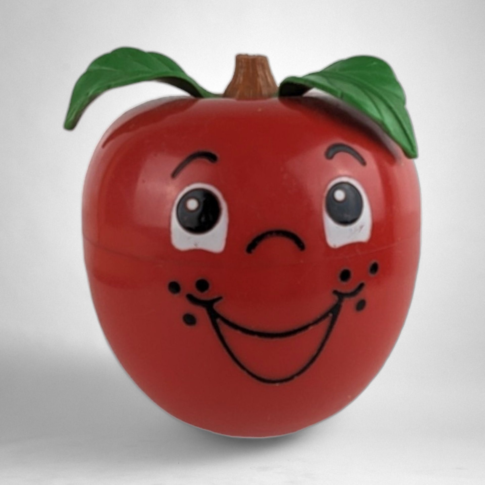 Vintage Fisher Price Happy Apple Roly Poly Musical Toy - Classic Childhood Melodies