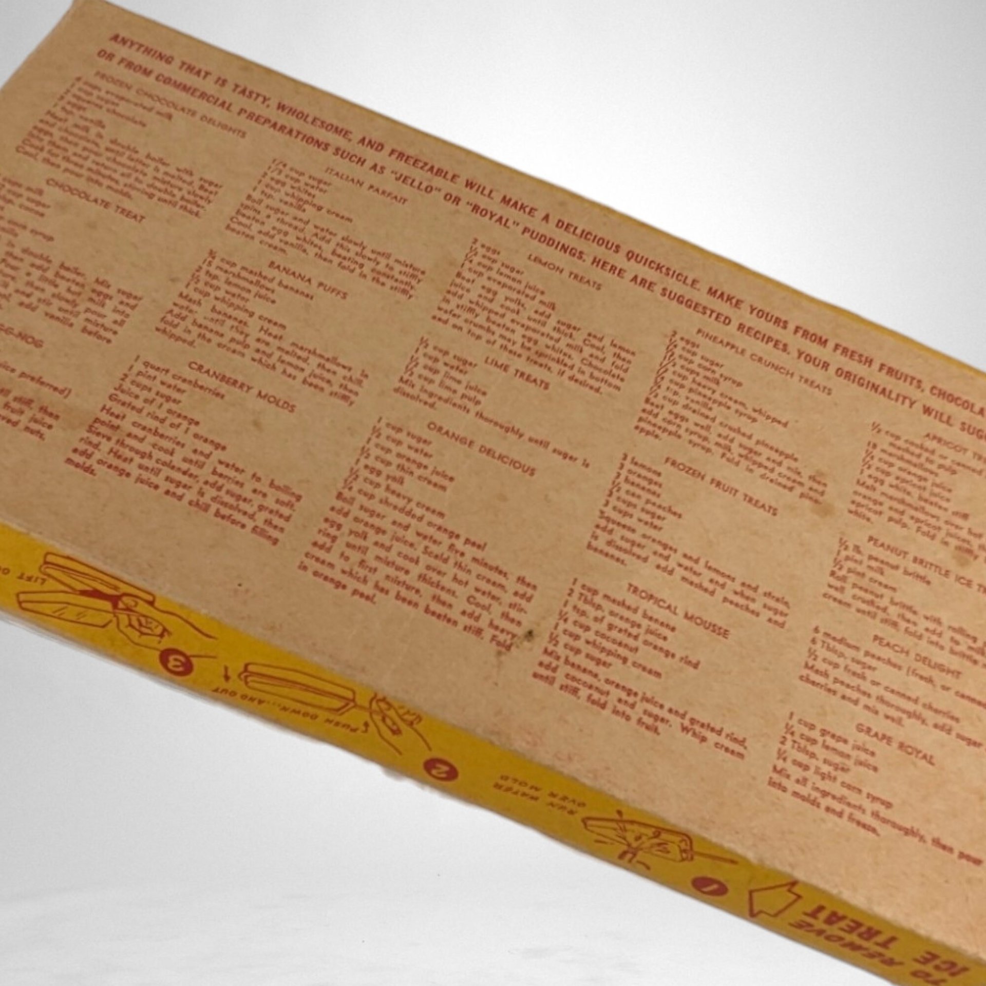 Vintage Aldon Molds Aluminum Ice Treat Molds 