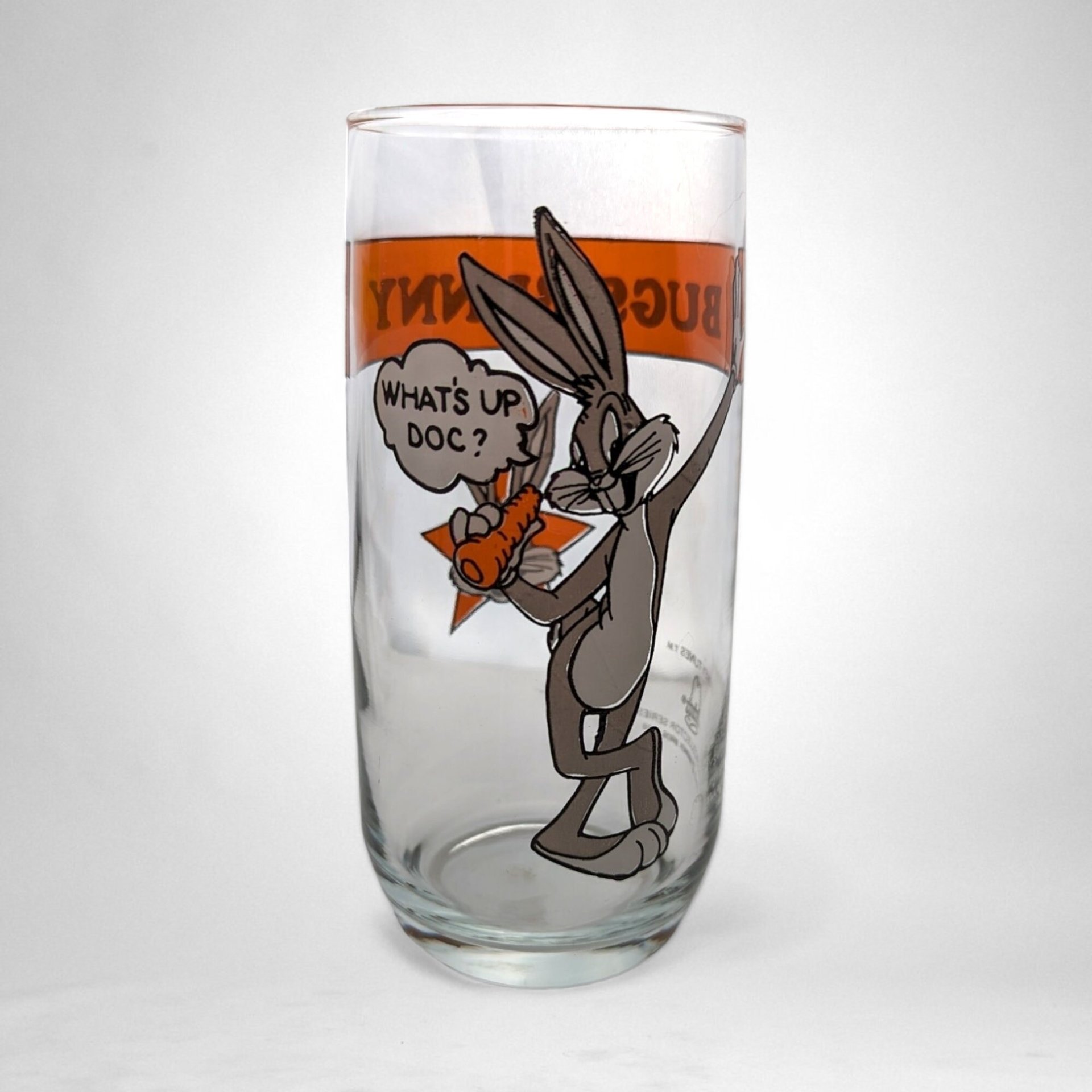 Vintage 1966 Looney Tunes Bugs Bunny and Tweety Glasses Set - Classic Cartoon Collectibles