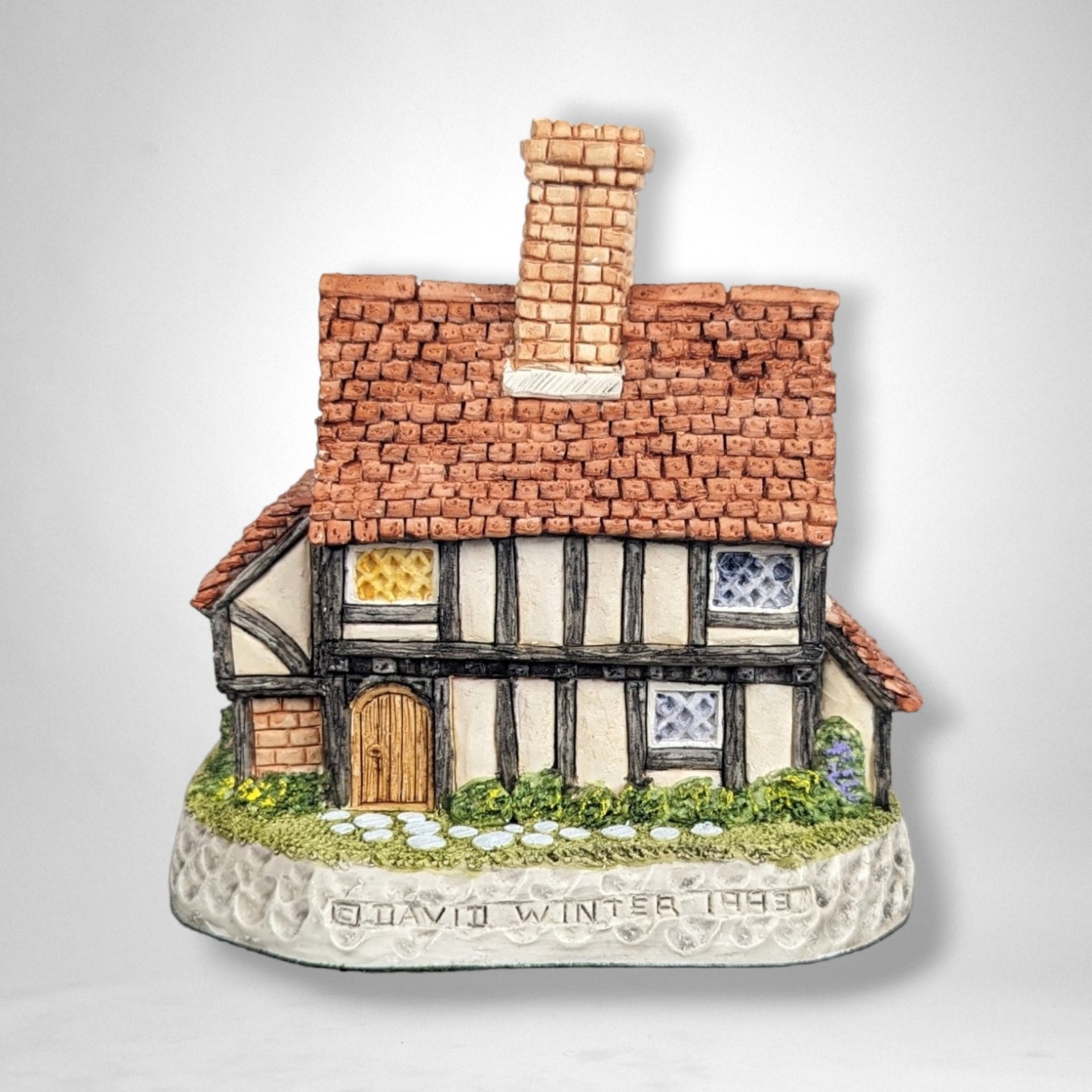 1993 David Winter The Rectory Cottage Village Figure - Collectible Miniature