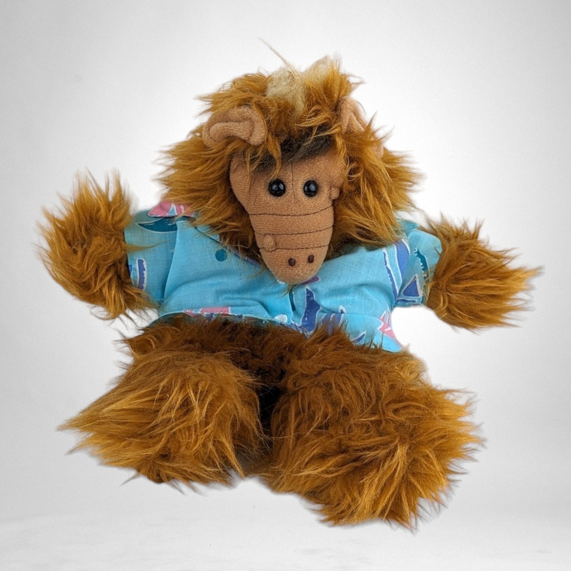 1988 ALF Hand Puppet in Hawaiian Shirt - Retro TV Character Collectible