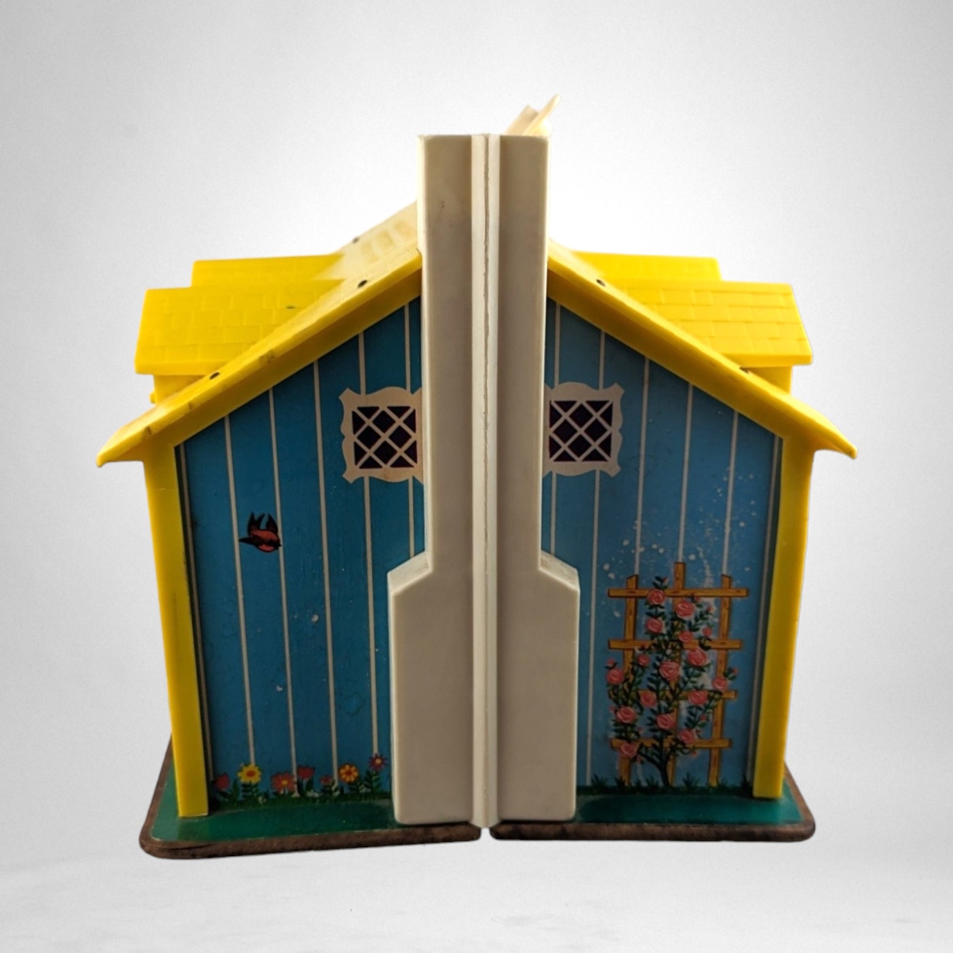 1969 Fisher Price Little People Family House - Vintage Toy Collectible