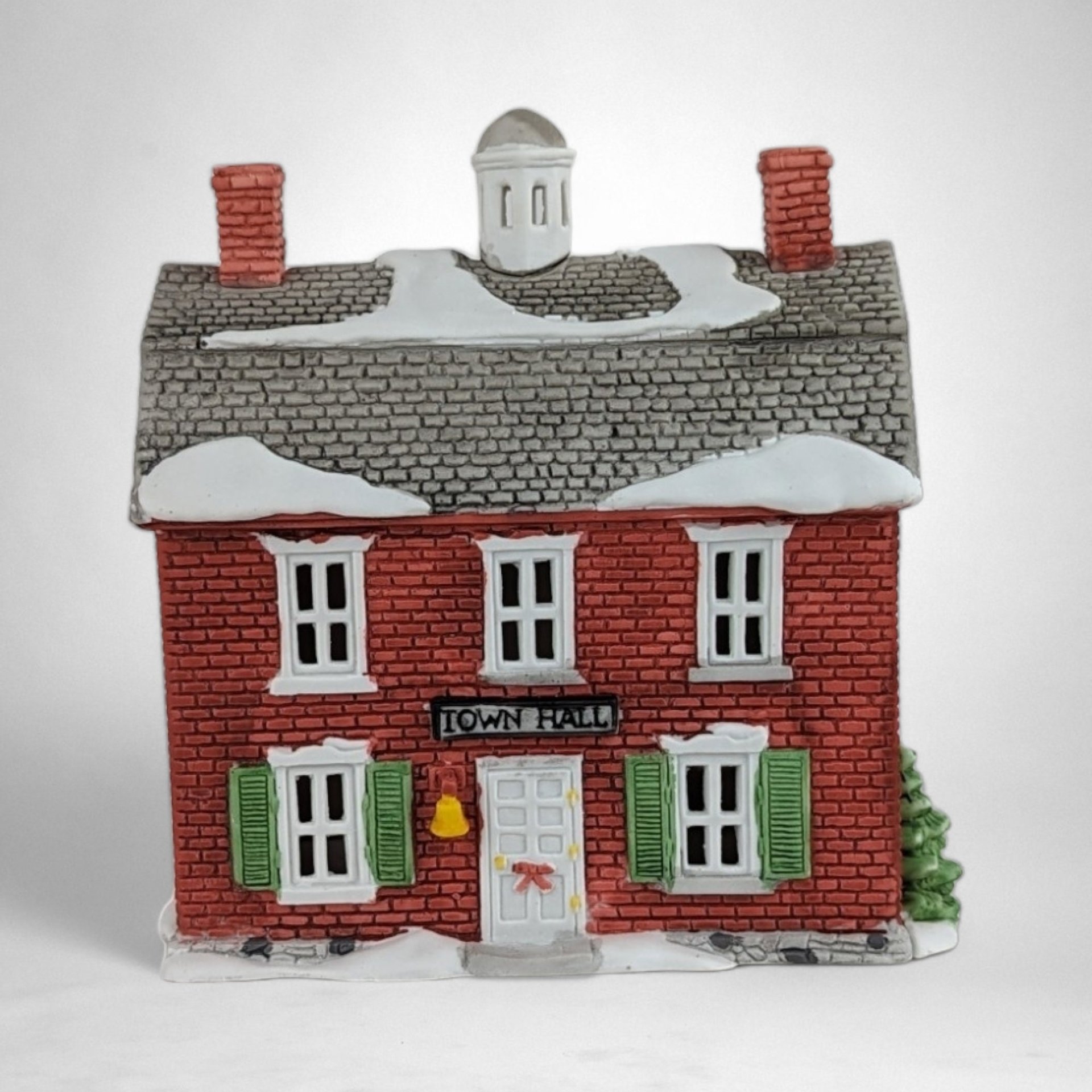 1986 Dept. 56 "Brick Town Hall" - New England Village Collectible