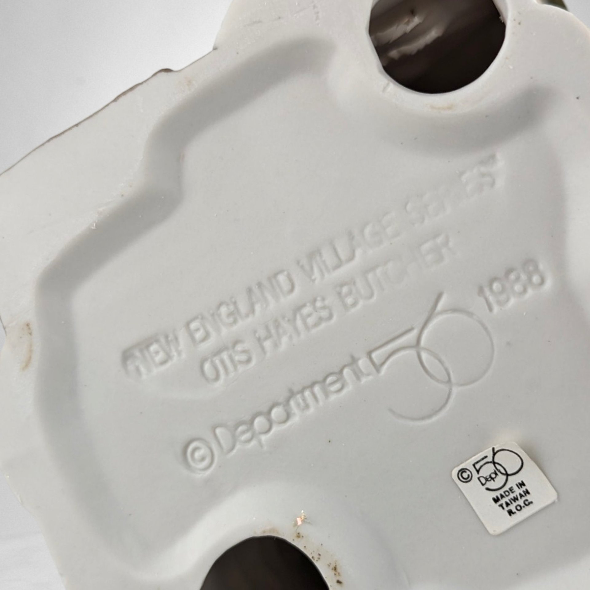 1988 Dept. 56 "Otis Hayes Butcher", New England Village House