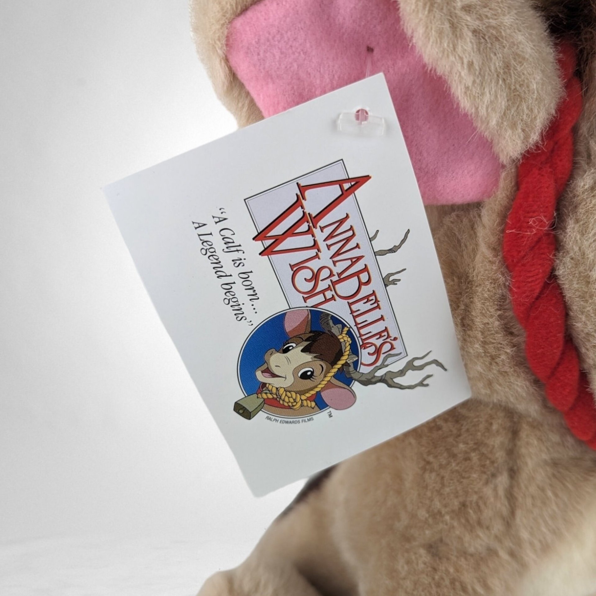 1997 Annabelle's Wish Reindeer Plush Toy - A Heartwarming Classic Collectible!