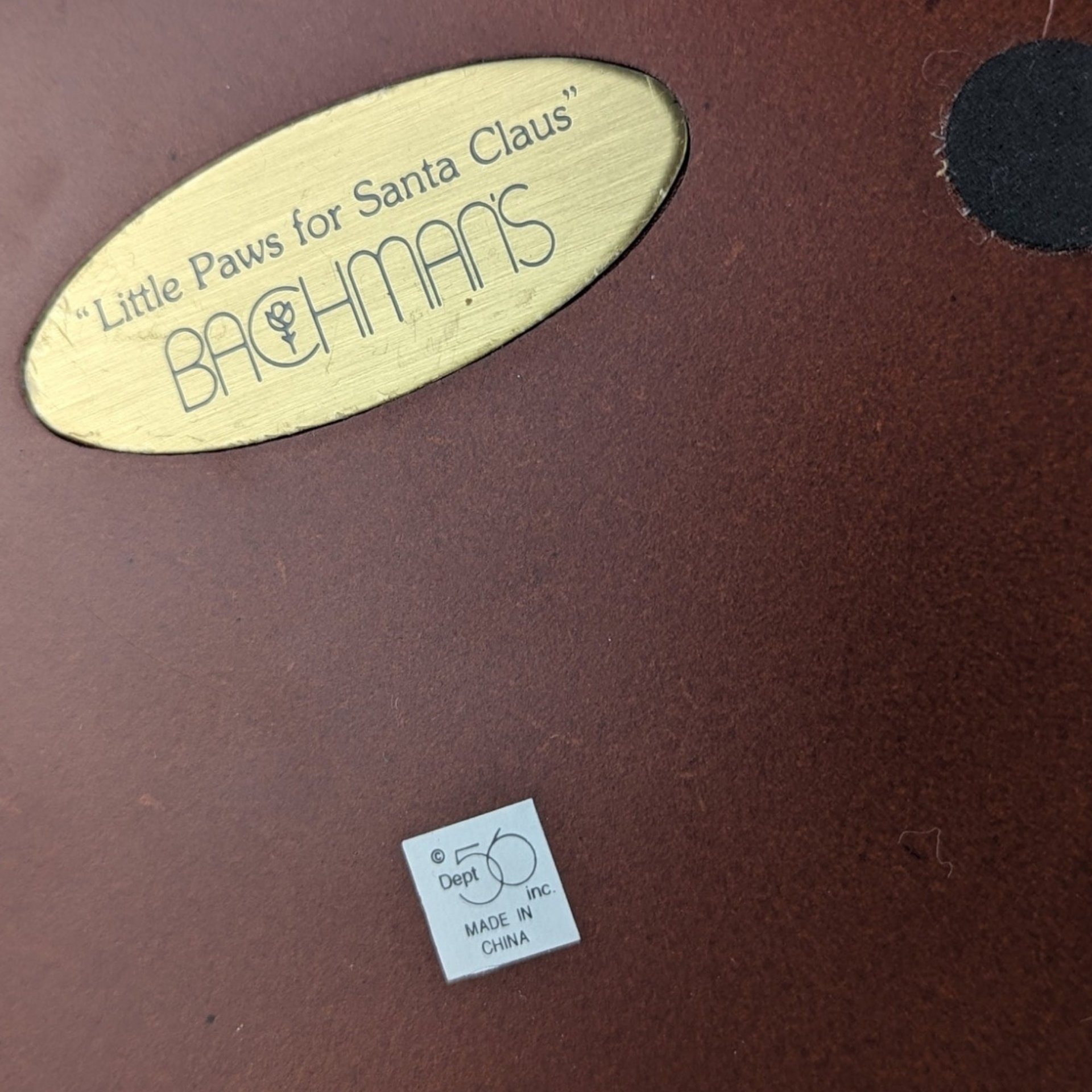 Dept 56 Bachman's Little Paws for Santa Claus Figure - Charming Collectible Holiday Decor!