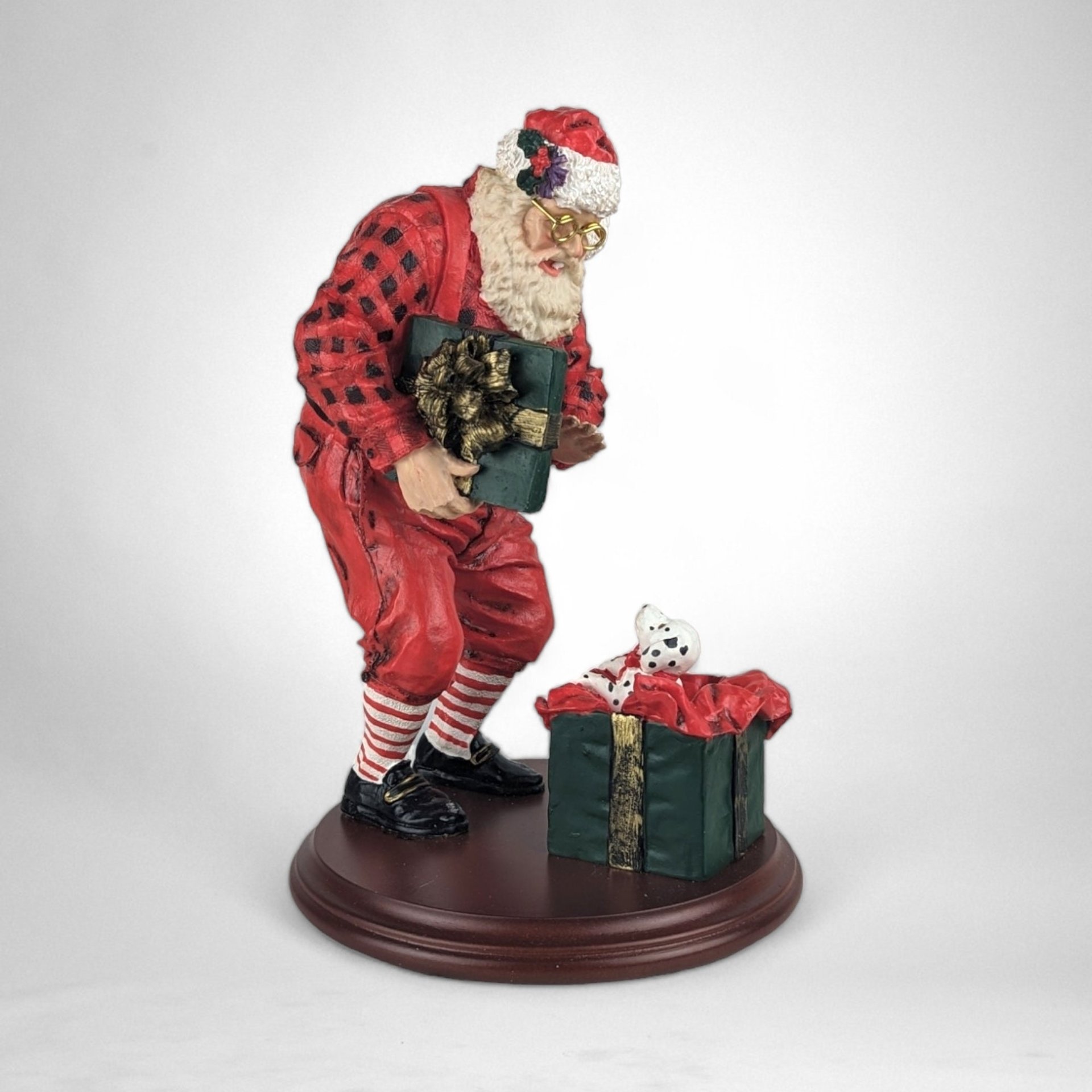 Dept 56 Bachman's Little Paws for Santa Claus Figure - Charming Collectible Holiday Decor!