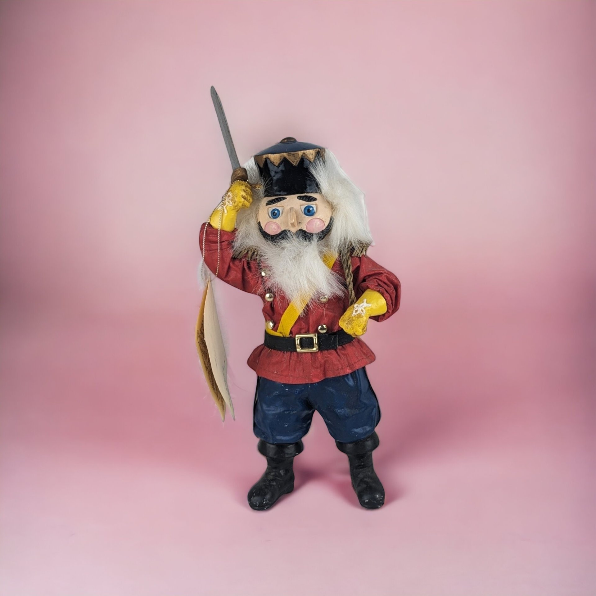 Midwest Nutcracker Fantasy Nutcracker Prince 11" Paper Mache Doll - Whimsical Holiday Elegance!