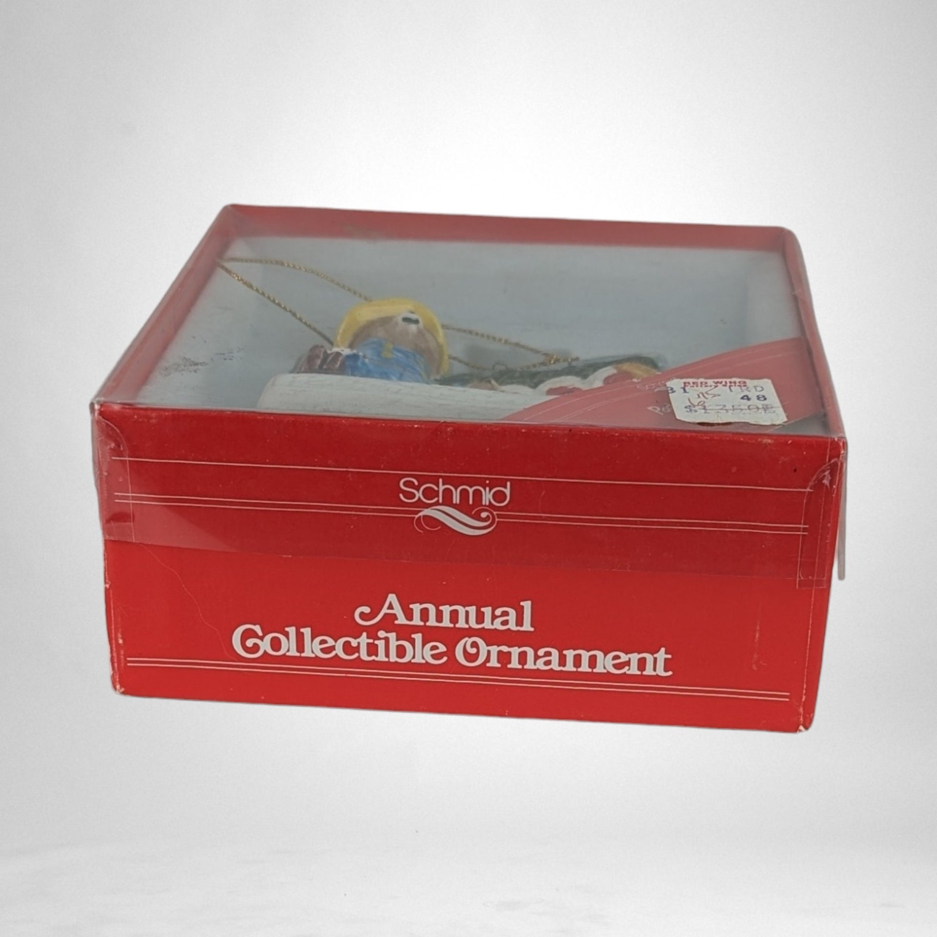 1981 Schmid Paddington Bear Annual Ornament: Vintage Holiday Cheer for Your Christmas Tree!